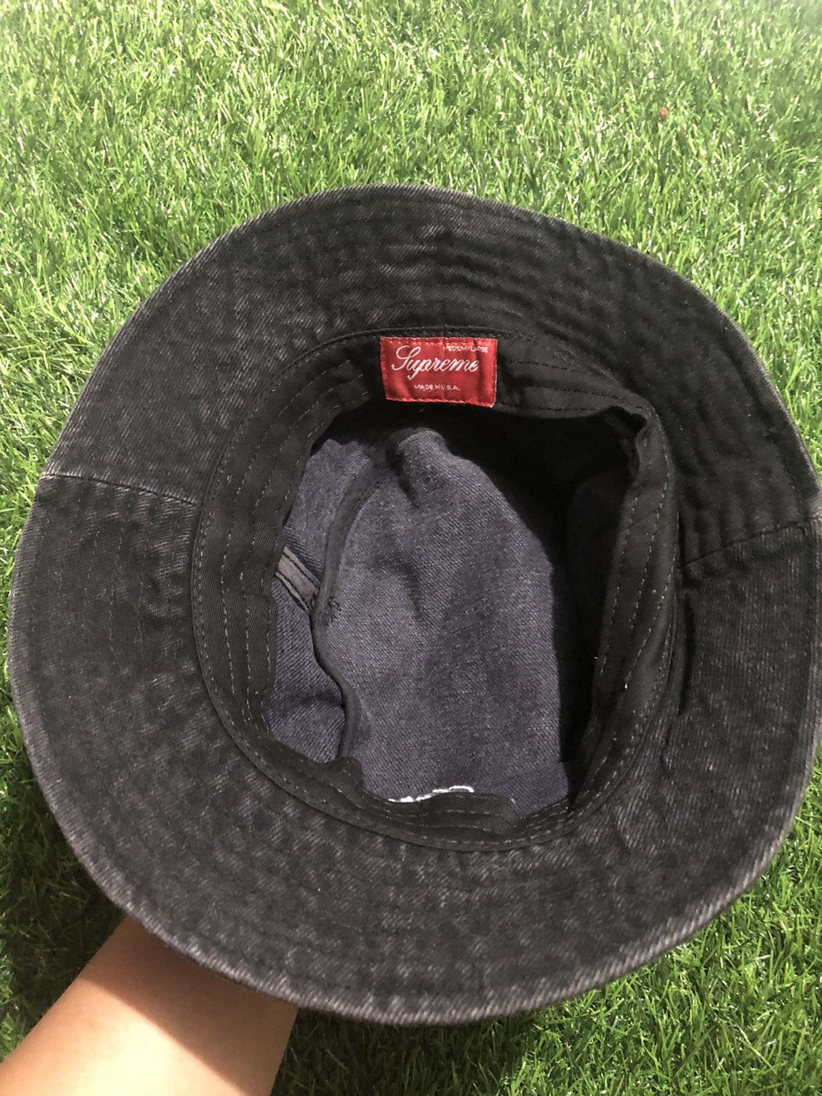 Supreme SUPREME BUCKET HAT BLACK SCRIPT SIDE POUCH Size ONE SIZE - 4 Thumbnail
