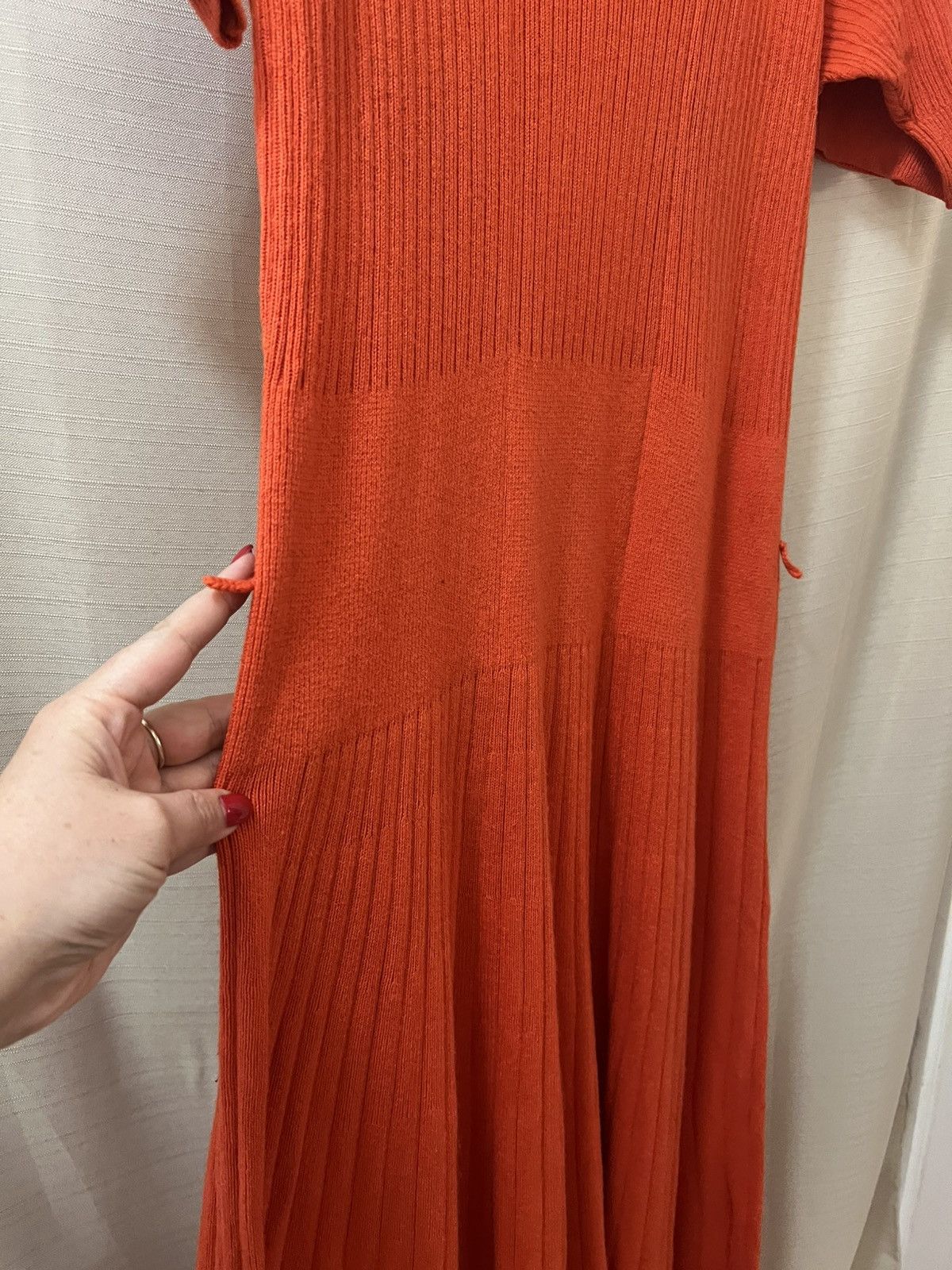 Ralph Lauren Ralph Lauren orange dress cashmere cotton blend size xl Size XL / US 12-14 / IT 48-50 - 4 Thumbnail