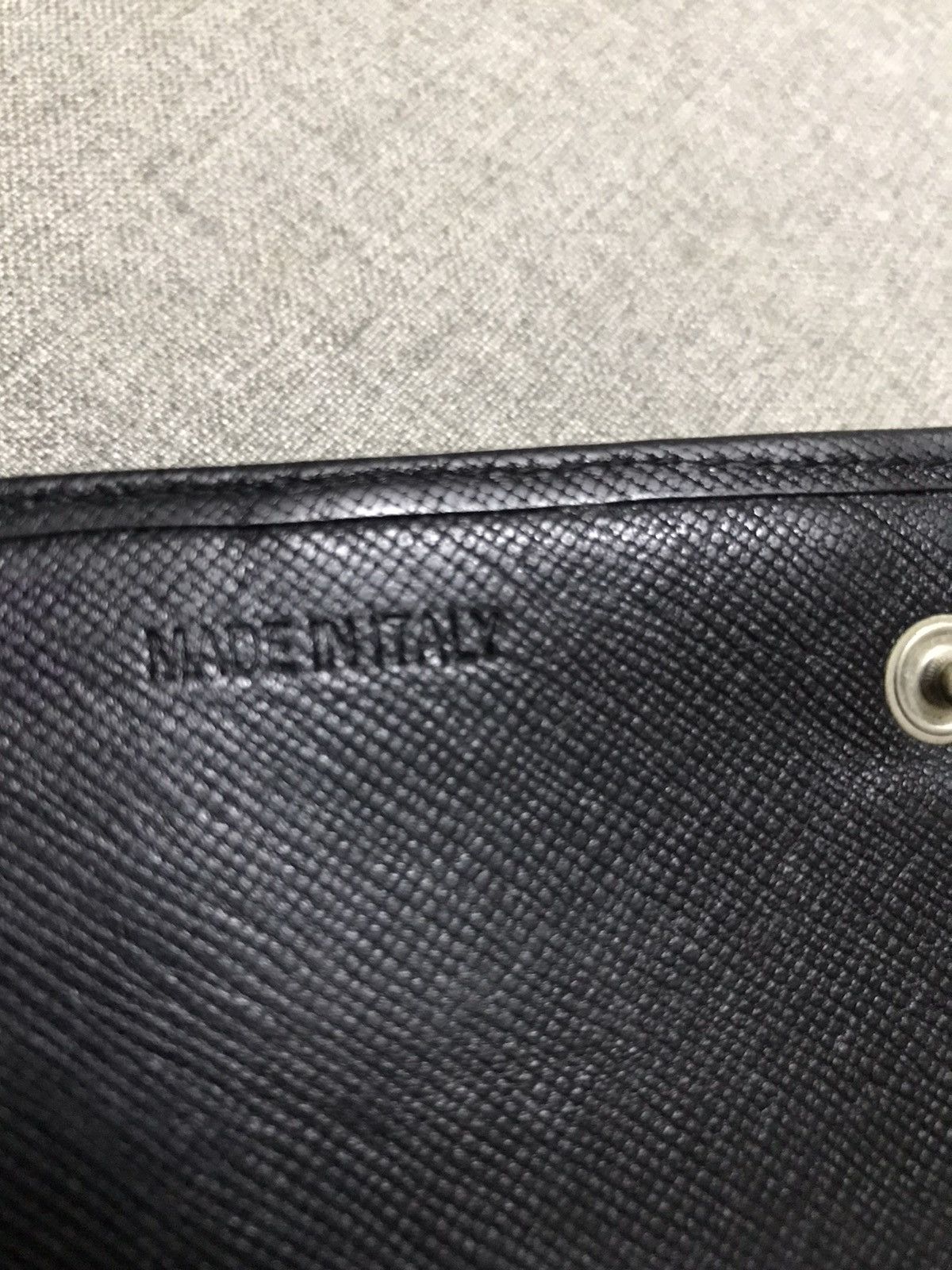 Prada × Vintage PRADA Wallet Black Leather Size ONE SIZE - 9 Thumbnail