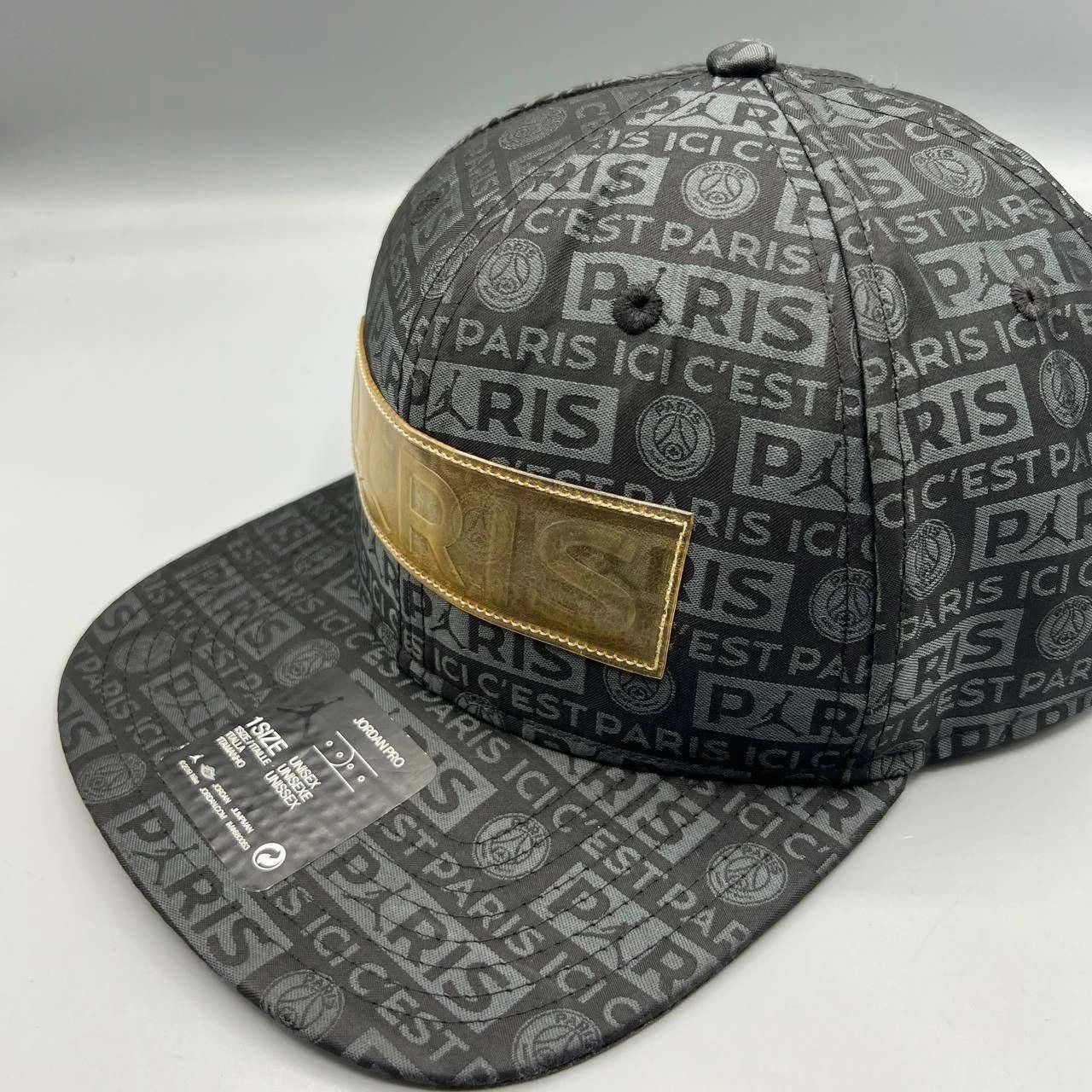 Jordan Brand Air Jordan Paris Saint Germain Hat All Over Logo Snap Back Size ONE SIZE - 7 Thumbnail