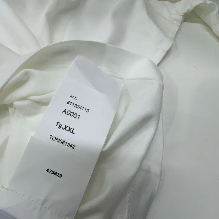 Stone Island Stone Island White Logo TShirt for Men -2506 Size US XXL / EU 58 / 5 - 4 Thumbnail
