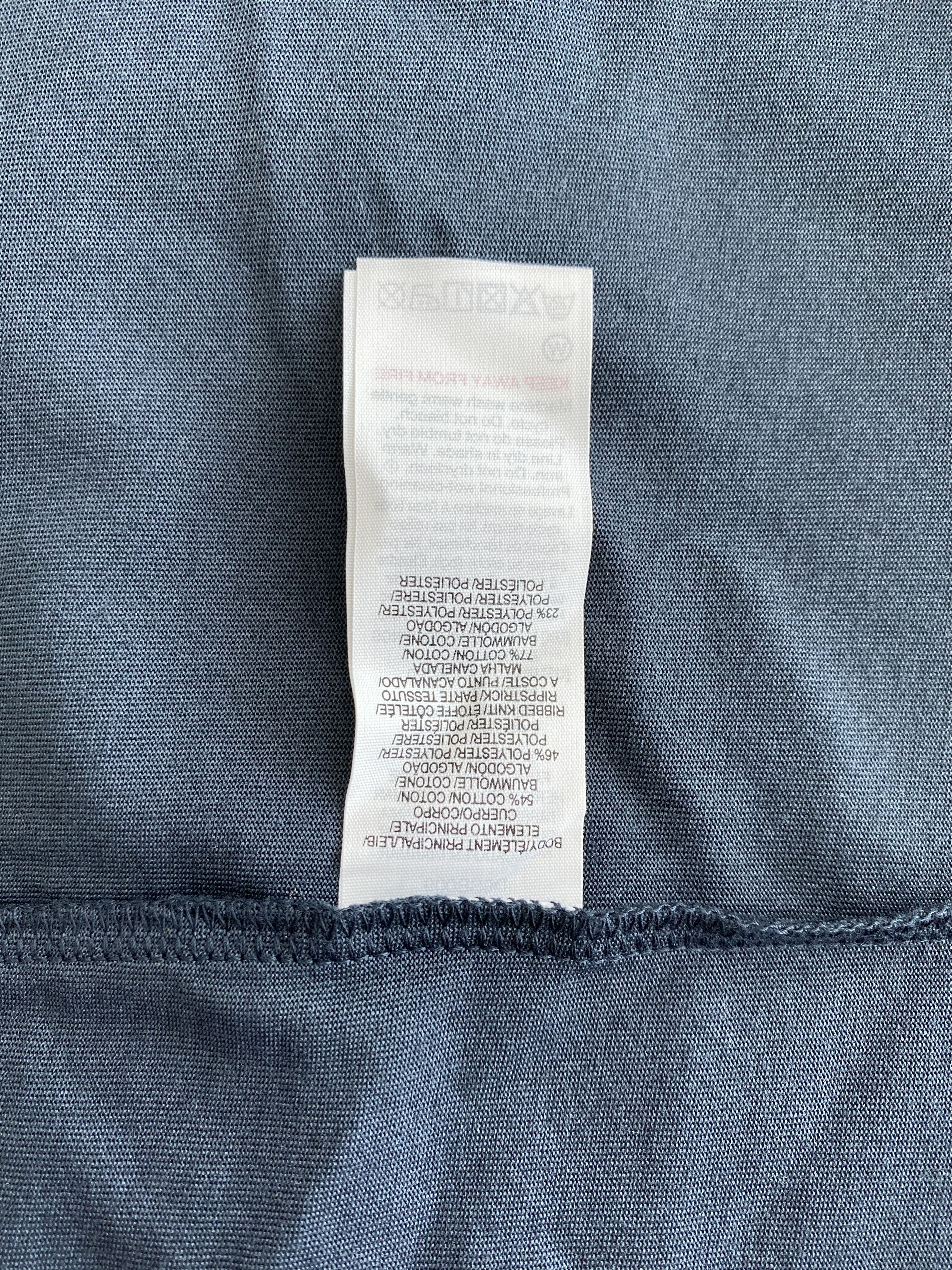 Muji Never Worn Dark Navy “Big Silhouette T-Shirt” Size US L / EU 52-54 / 3 - 3 Thumbnail