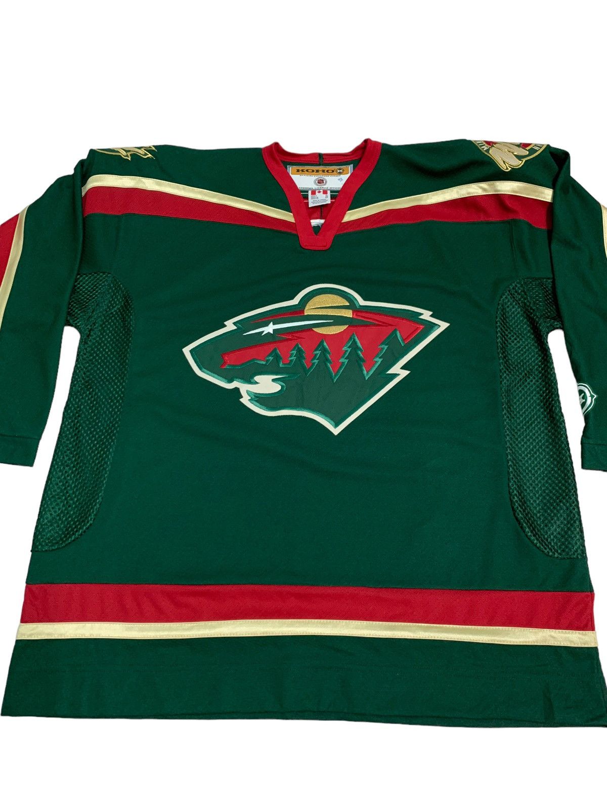 Ccm Vtg Minnesota Will NHL koho Ice Jersey Size US XL / EU 56 / 4 - 6 Thumbnail