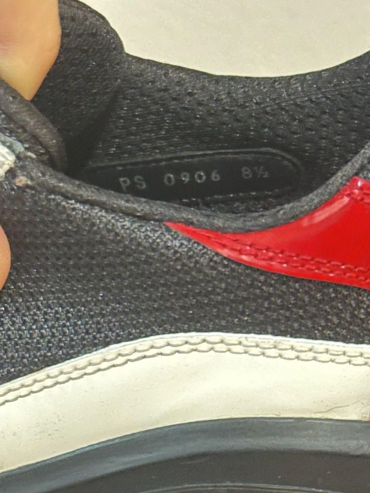 Prada Prada Cloudbust Sneakers Red White Black 9.5 Patent Leather Size US 9.5 / EU 42-43 - 7 Thumbnail