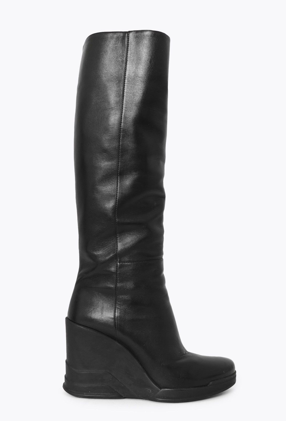 Prada Prada f/w 2014 wedge leather knee high boots Size US 9.5 / IT 39.5 - 1 Thumbnail