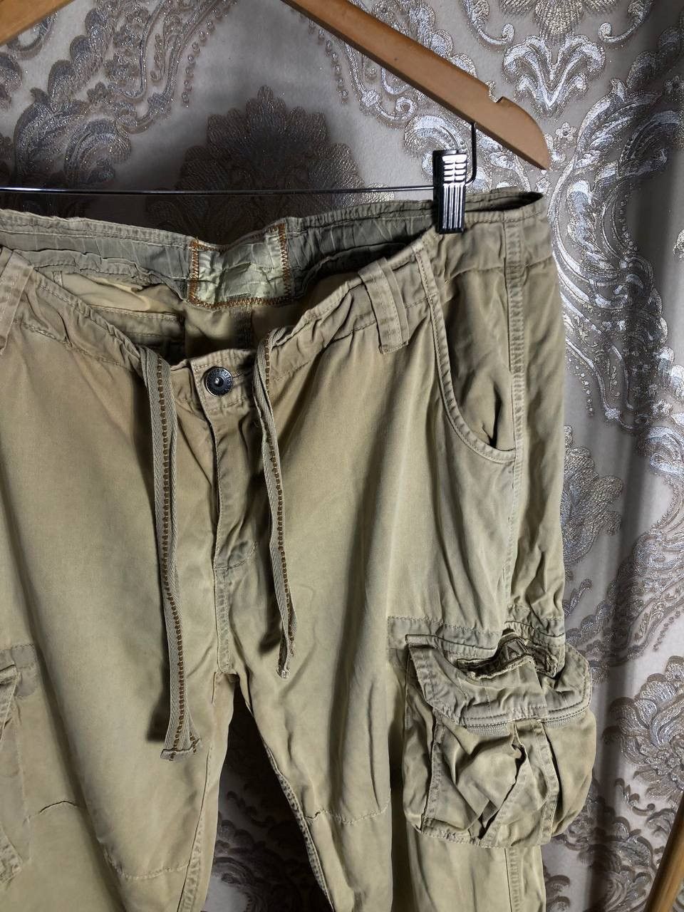 Alpha Industries × Japanese Brand × Vintage Vintage Alpha Industries Cargo Y2K Pants Multi Pocket Rare Size US 38 / EU 54 - 6 Thumbnail