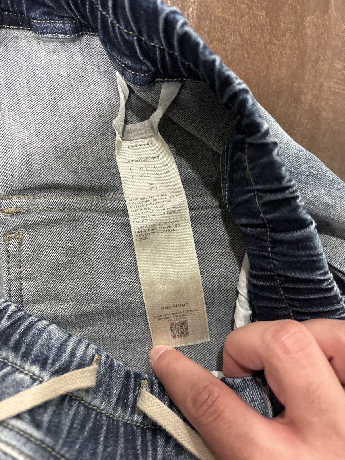 Rick Owens Drkshdw USED Rick Owens DRKSHDW Double Cargo Denim Pants SZ L Size US 36 / EU 52 - 9 Thumbnail