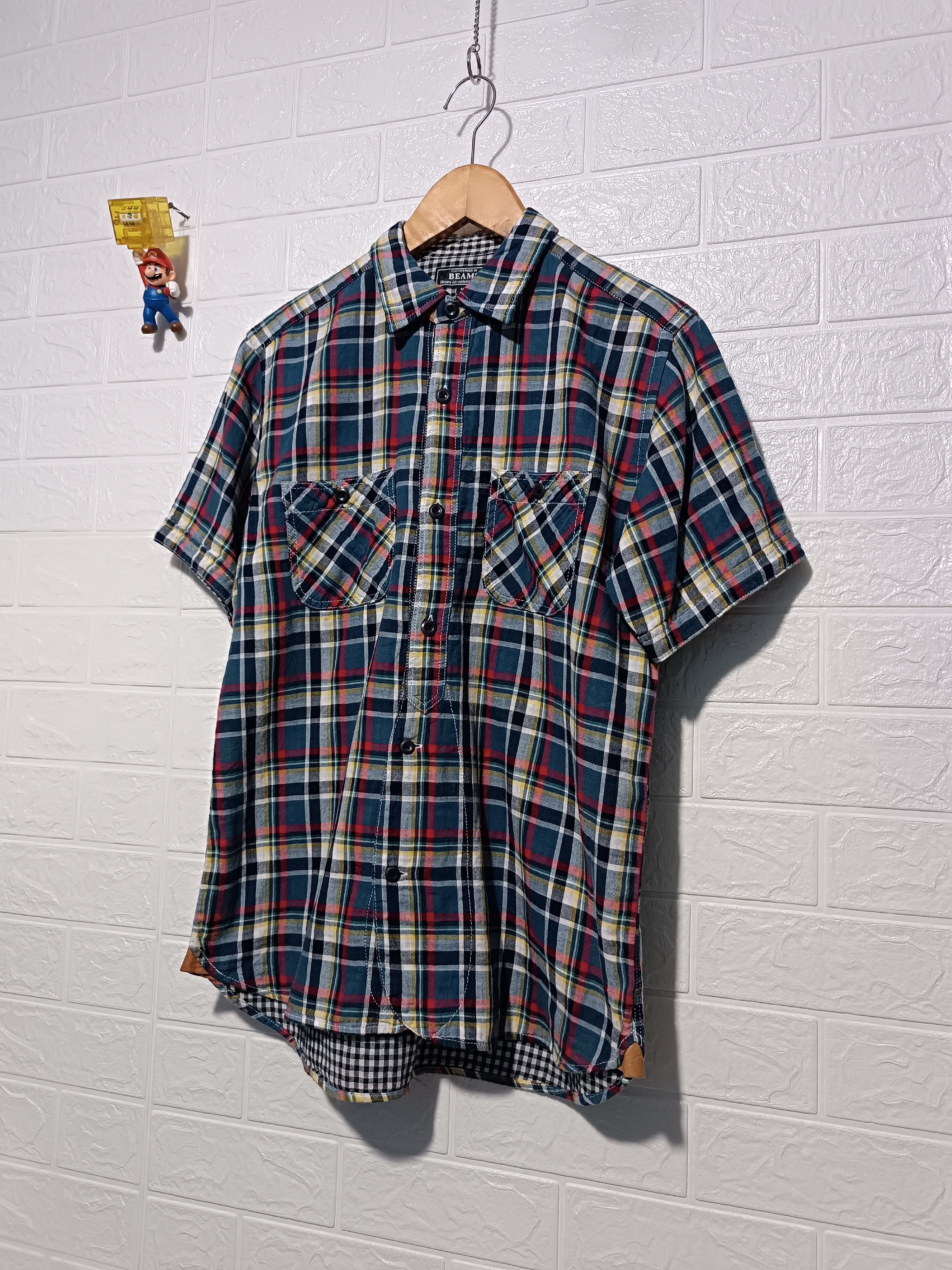 Beams Japan Beams Line Check Shirt Size US M / EU 48-50 / 2 - 4 Thumbnail