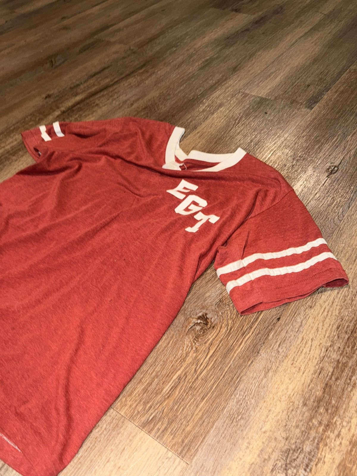 Other Vintage EGT Athletic Ringer Tee (Red) Size US M / EU 48-50 / 2 - 3 Thumbnail