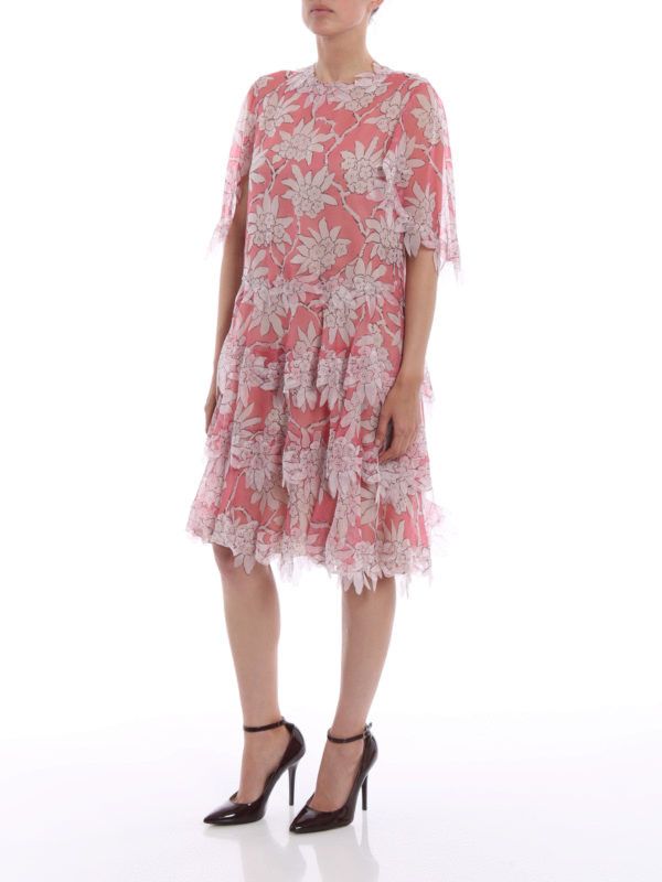 Valentino o1y0326 Mini Dress in Pink/White Size XXS / US 00 / IT 34 - 2 Thumbnail