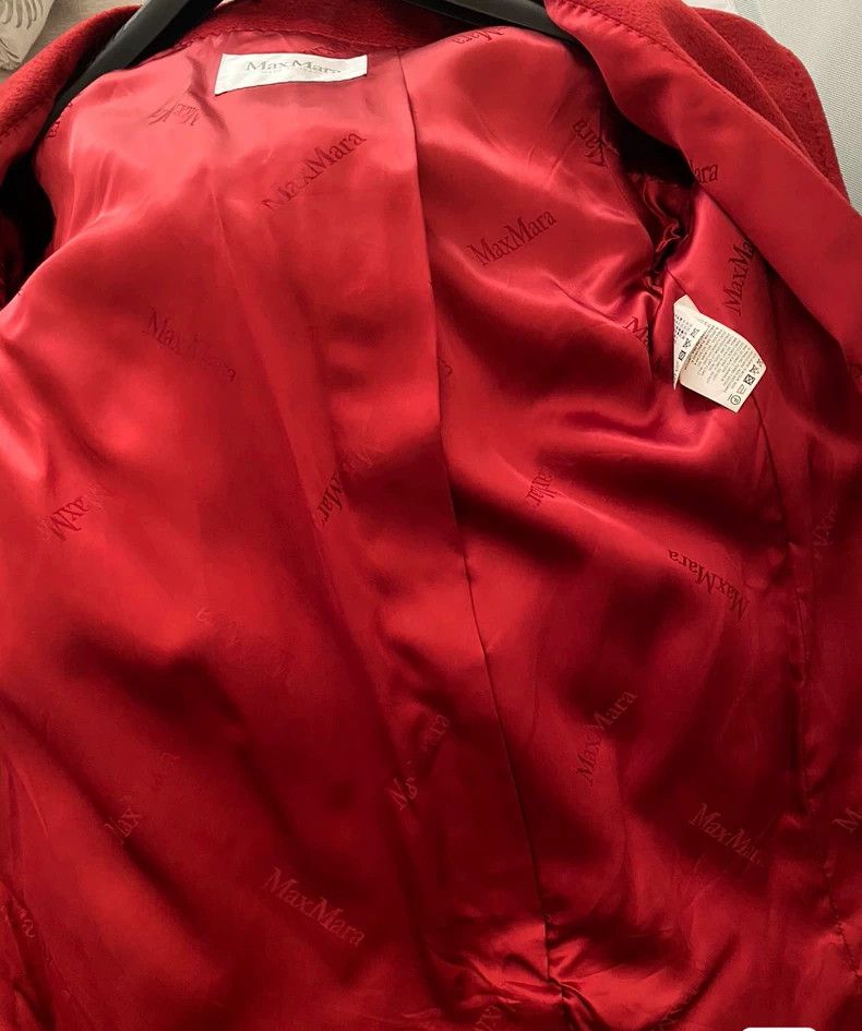 Max Mara Max Mara Classic red bathrobe coat Size M / US 6-8 / IT 42-44 - 5 Thumbnail