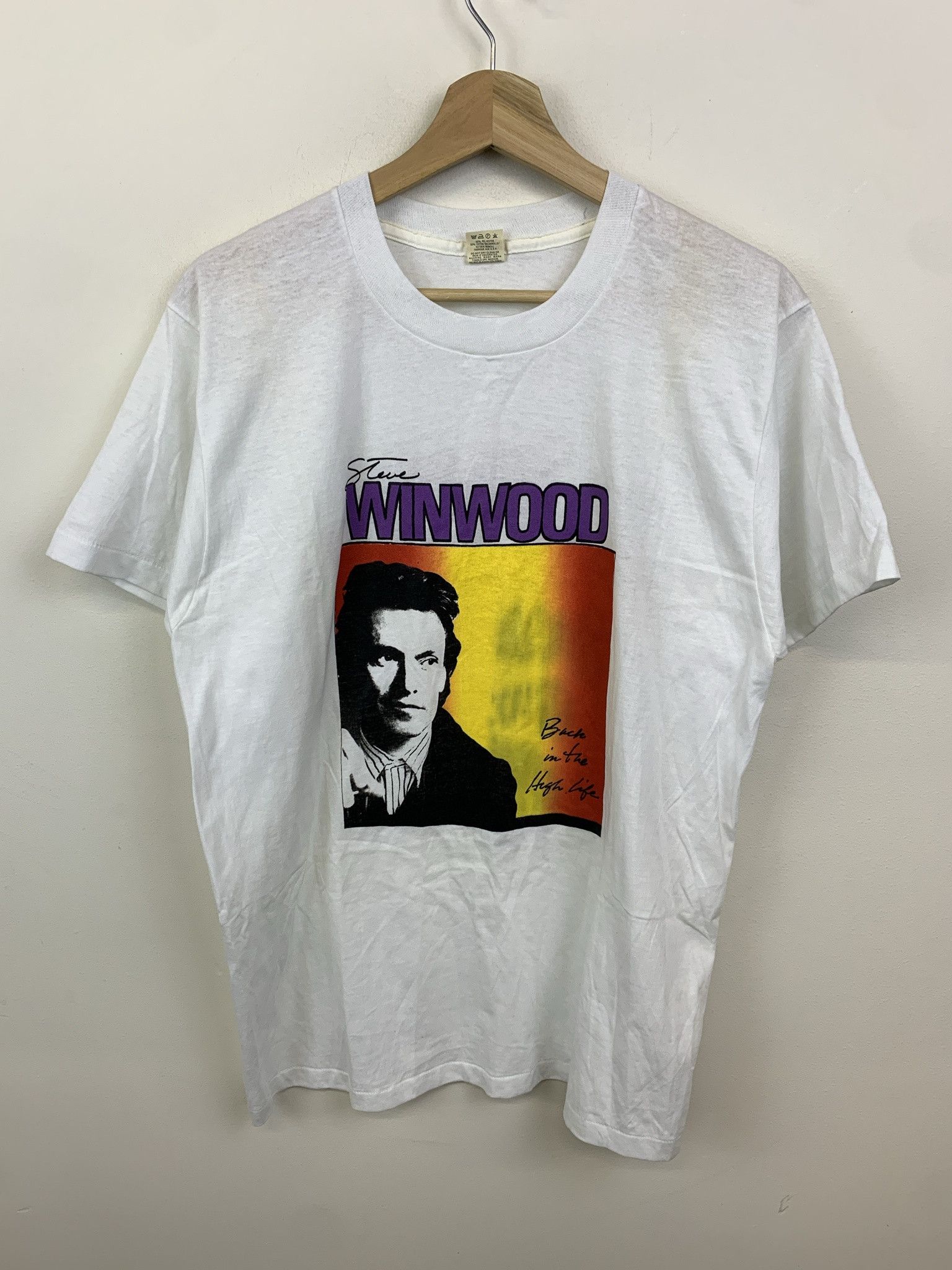 1986 Single Stitch Steve Winwood 2024 'High Life Tour' Tee