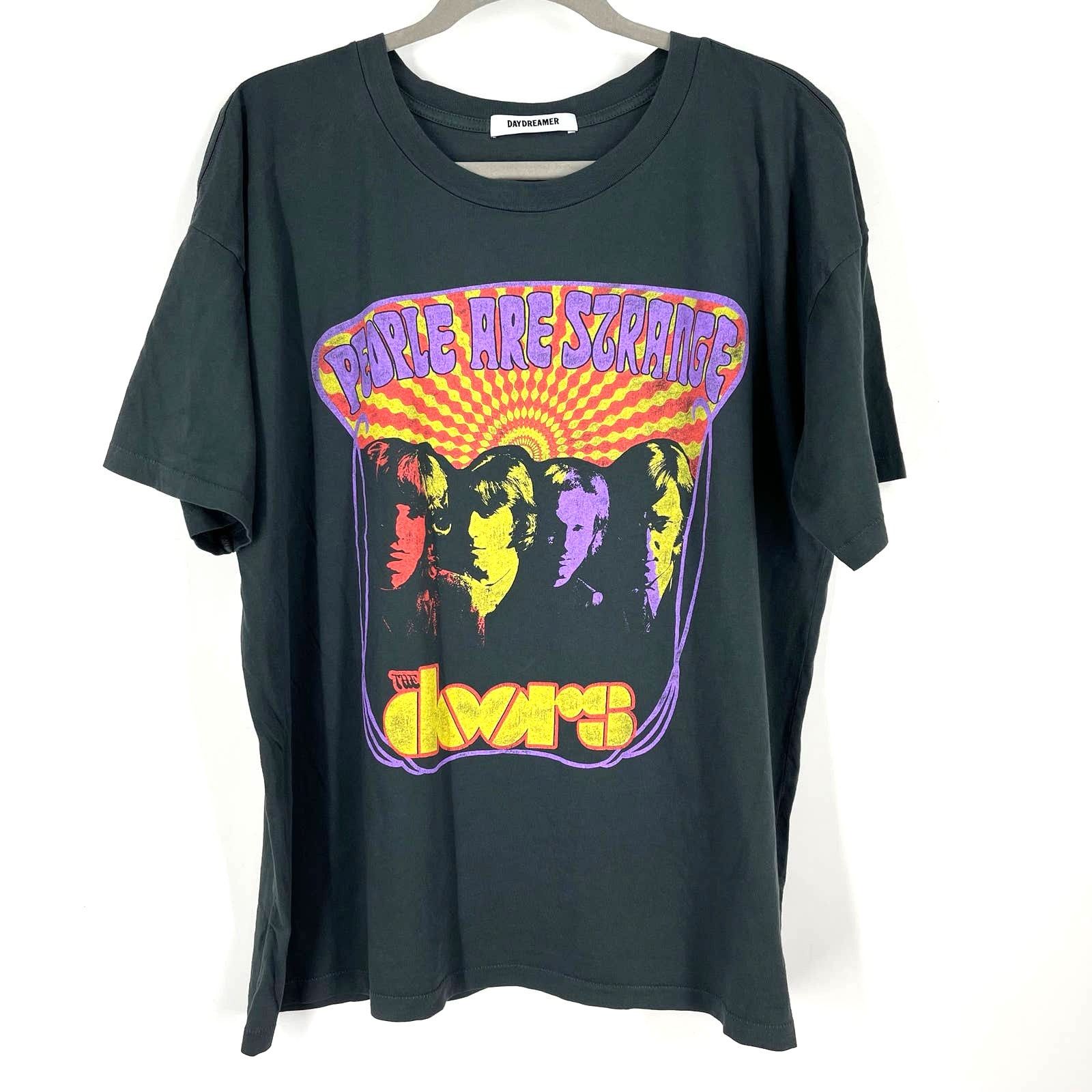 Daydreamer Daydreamer The Doors When You're Strange Merch Tee Black M Size M / US 6-8 / IT 42-44 - 1 Thumbnail