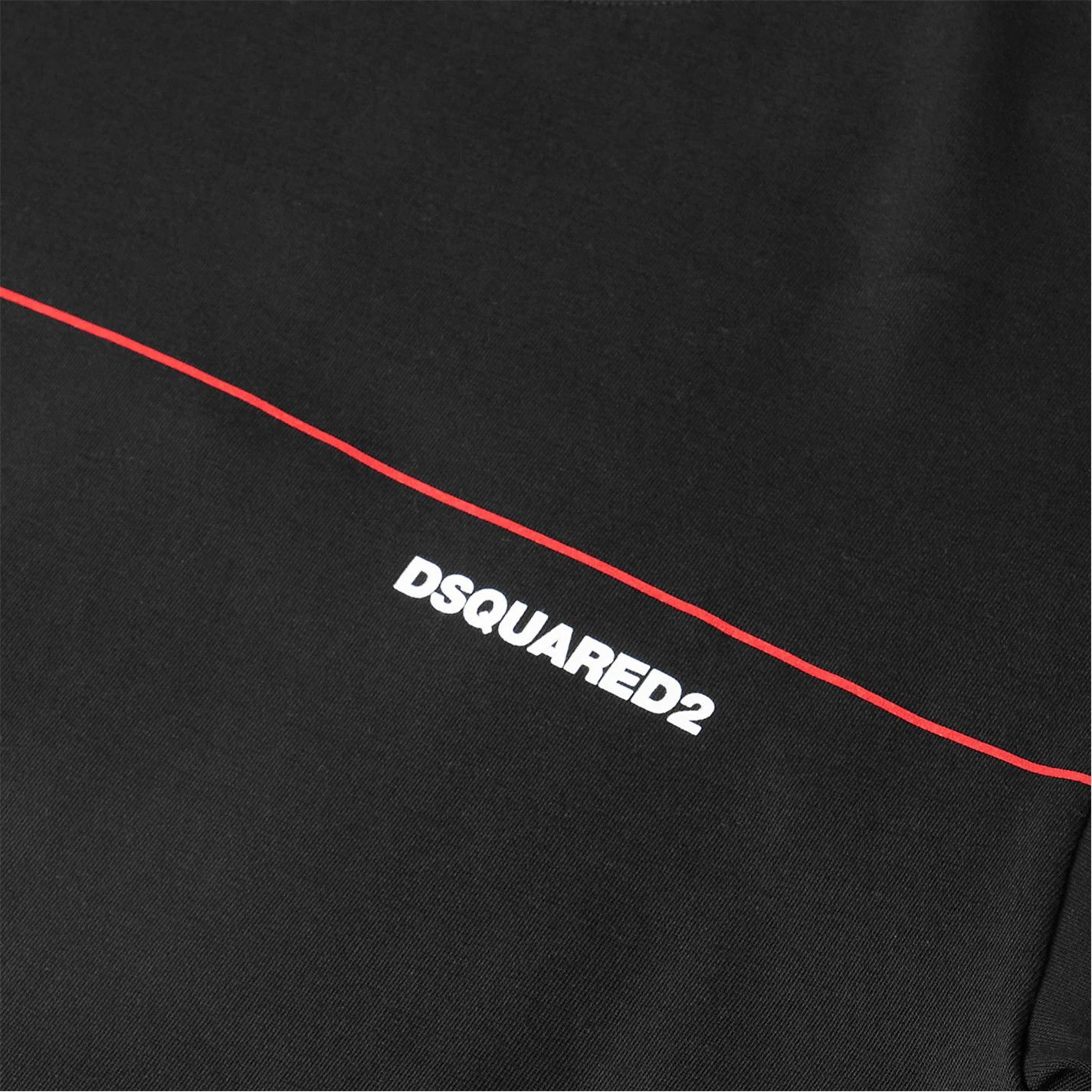 Dsquared2 o1g2r1mq0426 DSQ Line Oversized T-Shirt in Black Size US M / EU 48-50 / 2 - 4 Thumbnail