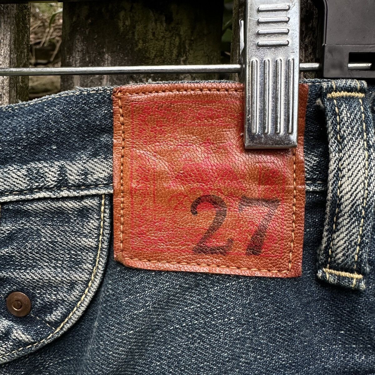 Kapital Selvedge Buckle Back Crash Boro Denim Shorts jort 5 pockets Size US 36 / EU 52 - 13 Thumbnail