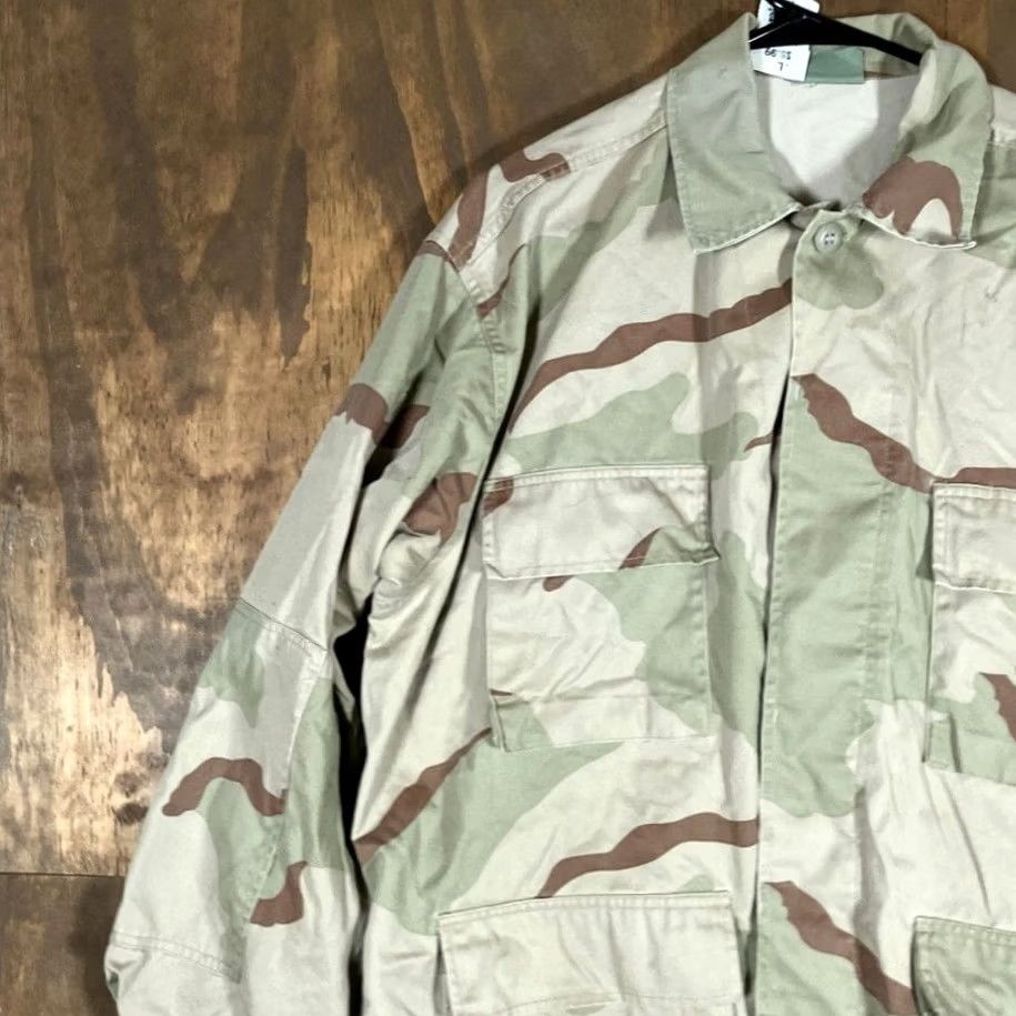 Vintage VINTAGE U.S Armed Forces Mens Coat Tan DCU Camouflage BDU Uniform Large Regular Jacket Men Tan DCU BDU Coat Size US L / EU 52-54 / 3 - 4 Thumbnail