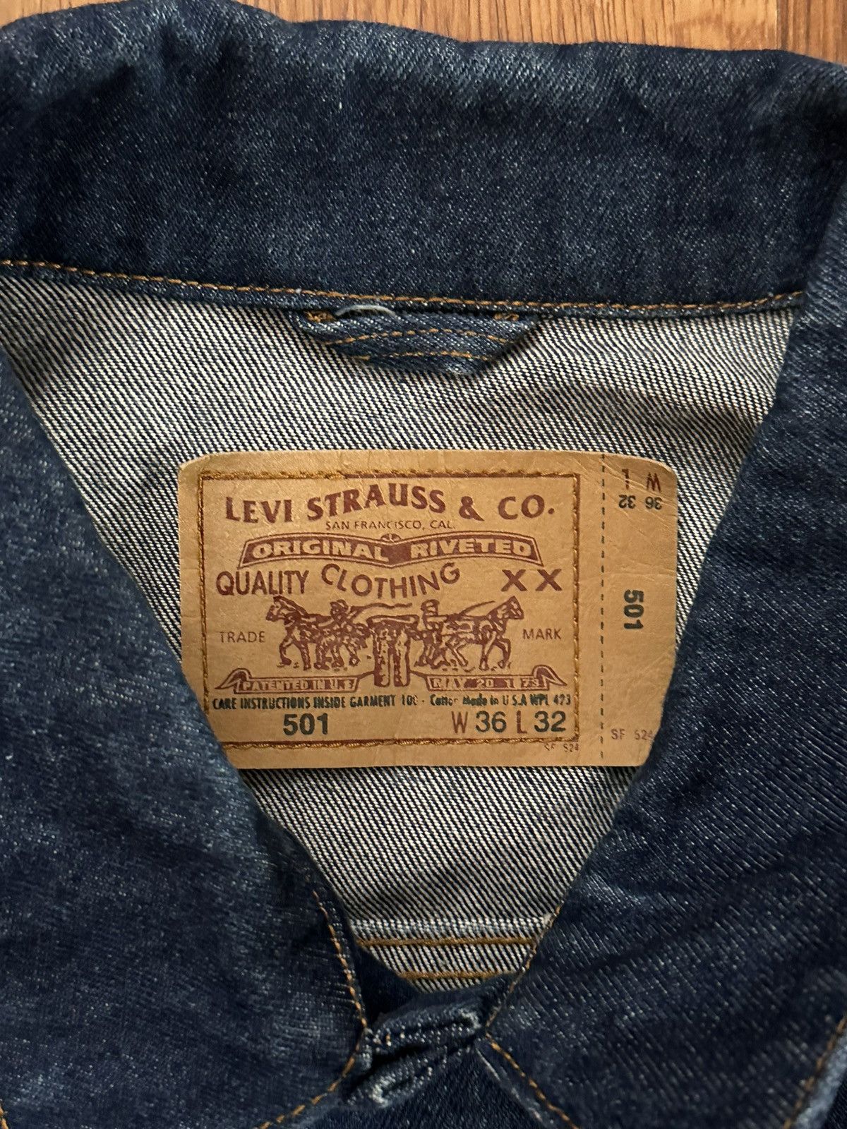 Levi's Levi’s Vintage Denim Jacket – Made in USA Size US L / EU 52-54 / 3 - 6 Thumbnail