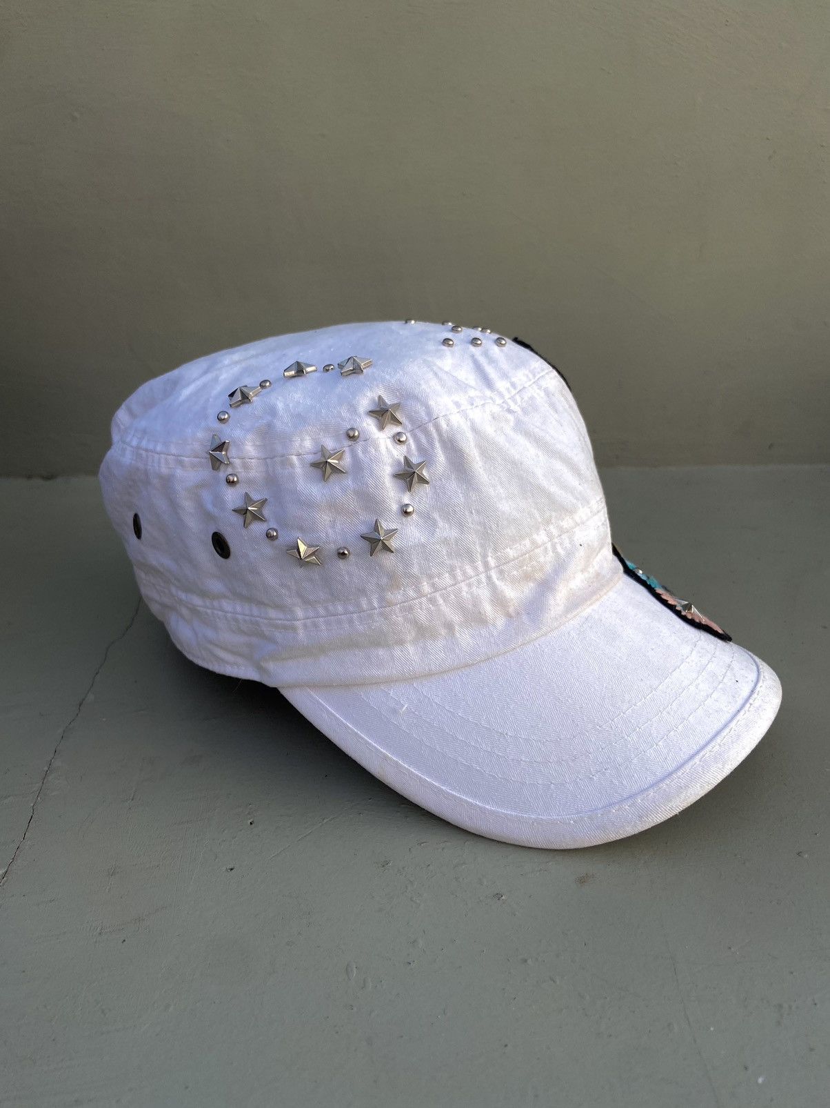 If Six Was Nine 2000s star studded embroidery bird patrol hat Size ONE SIZE - 5 Thumbnail