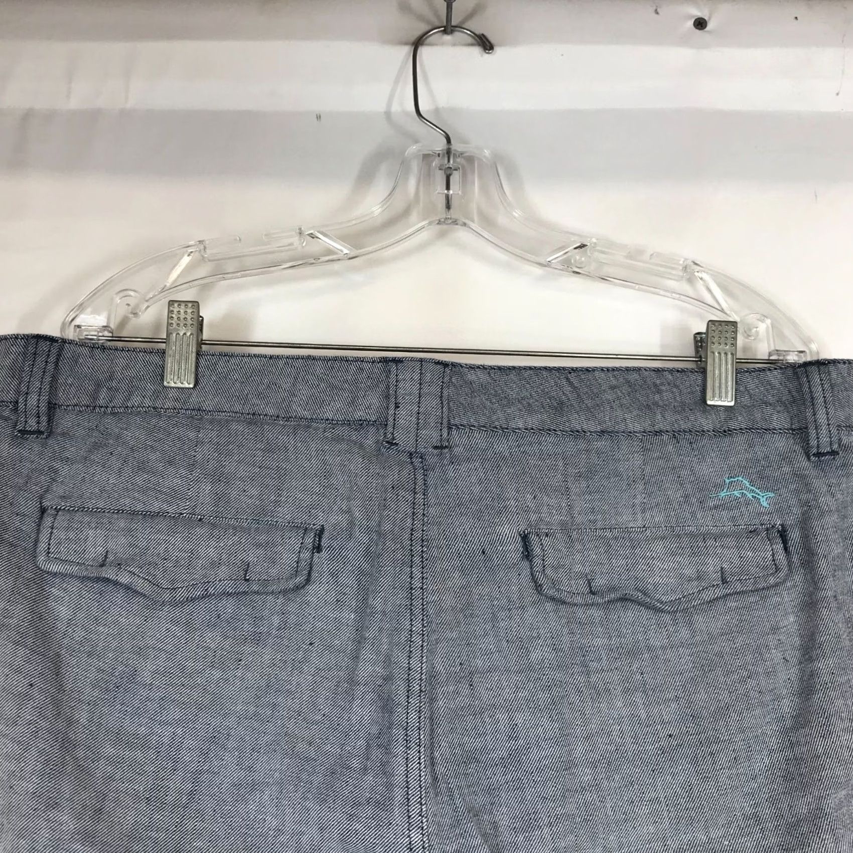 Tommy Bahama TOMMY BAHAMA Men 36 BLUE Casual Shorts with Pockets Chino Baggy? Size US 36 / EU 52 - 5 Thumbnail