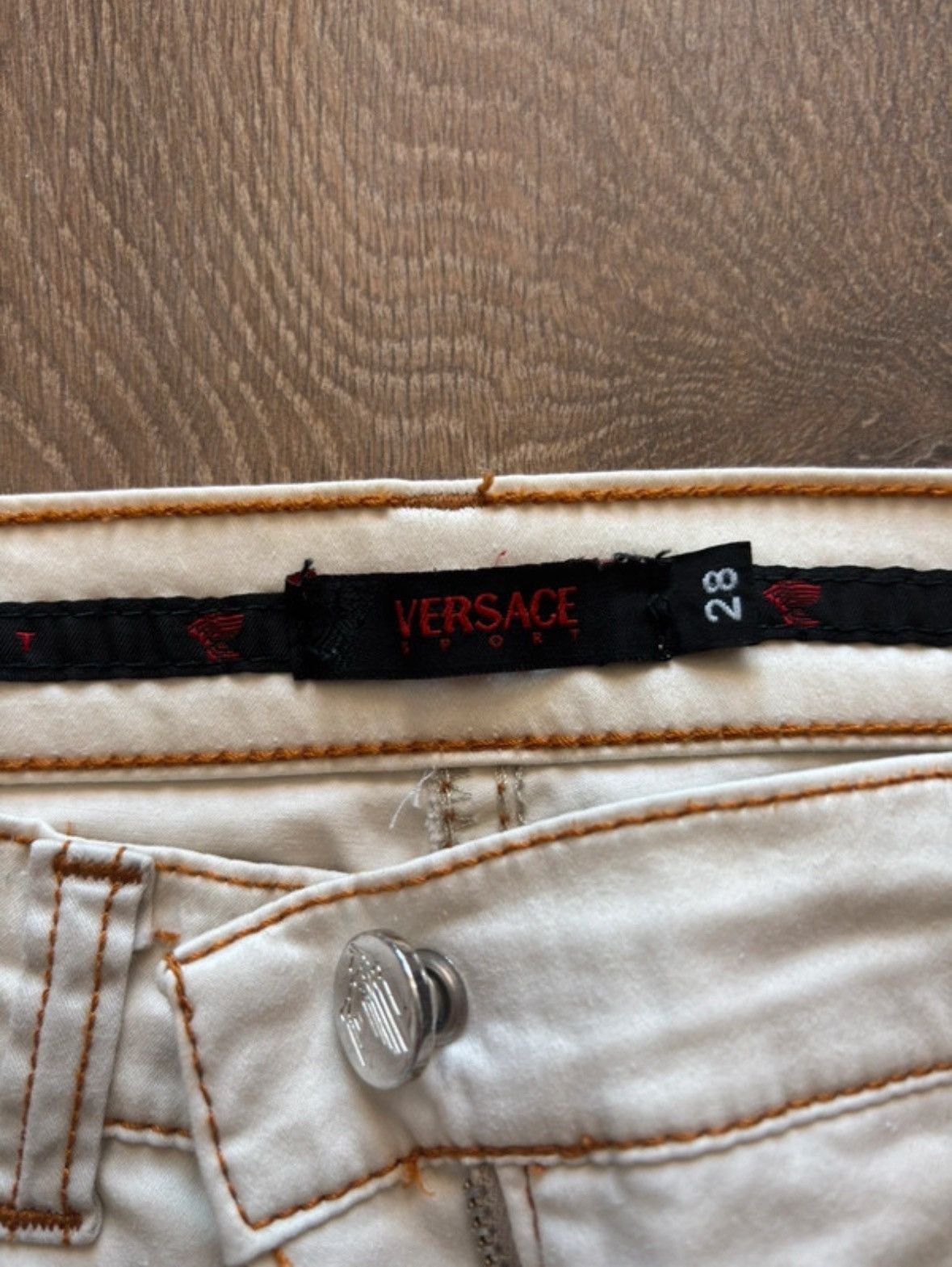 Versace Versace sport pants jeans spodnie Size 28" / US 6 / IT 42 - 3 Thumbnail