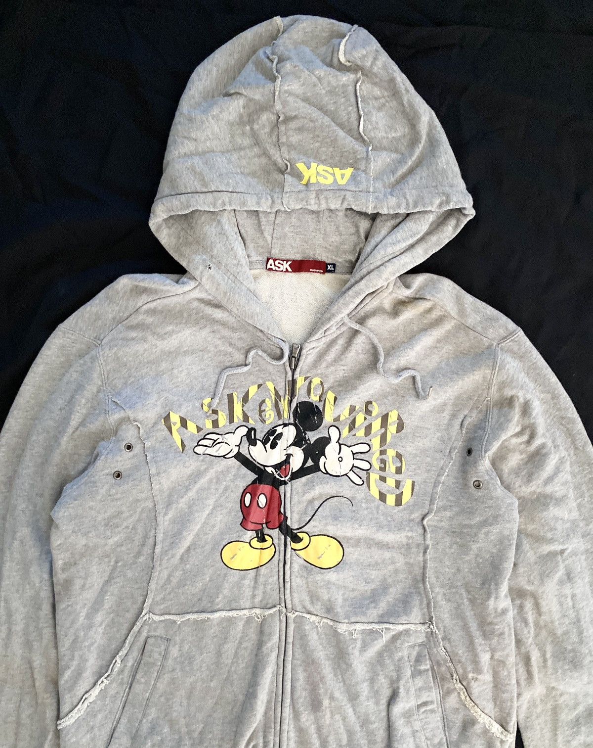 Hysteric Glamour ASK Enquired x Mickey Mouse Zipper Hoodie Size US XL / EU 56 / 4 - 3 Thumbnail