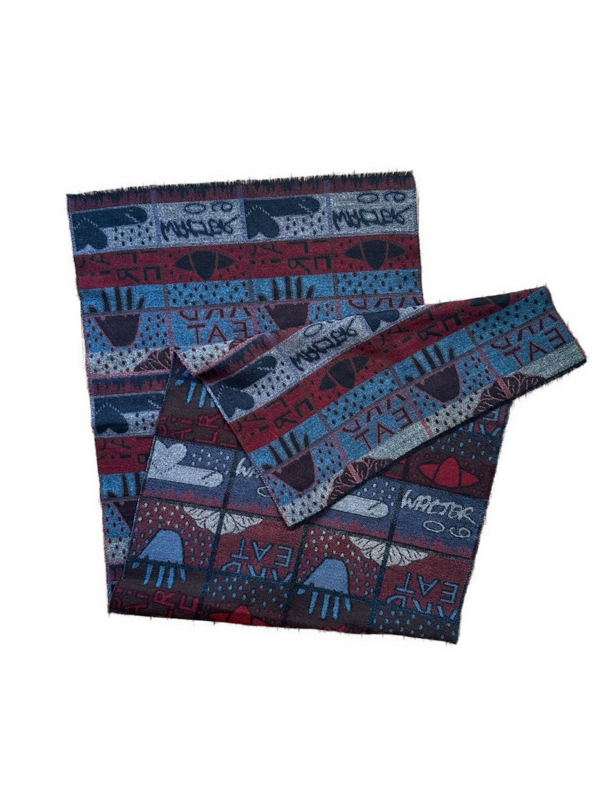 Walter Van Beirendonck Walter Van Beirendonck fall 1989 “hard beat” jumbo scarf Size ONE SIZE - 2 Thumbnail