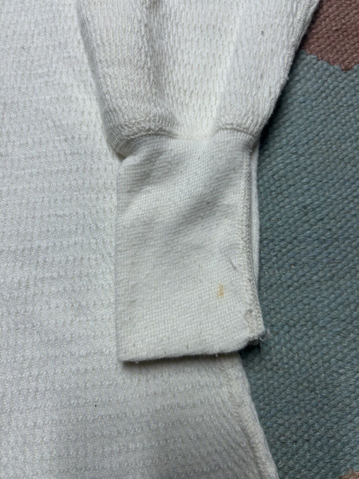 Vintage Vtg 70s waffle knit thermal shirt Sears base layer soft XL Size US XL / EU 56 / 4 - 2 Thumbnail