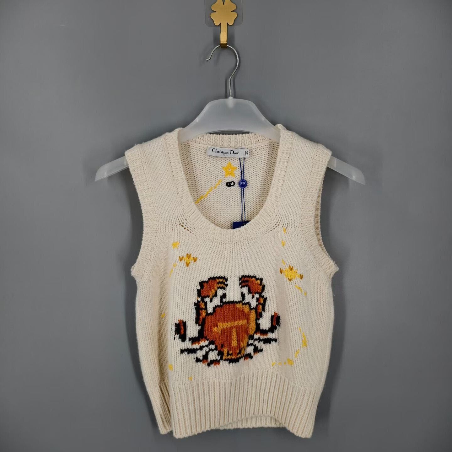 Dior Dior Zodiac Crab Knitted Vest Size XS / US 0-2 / IT 36-38 - 1 Thumbnail