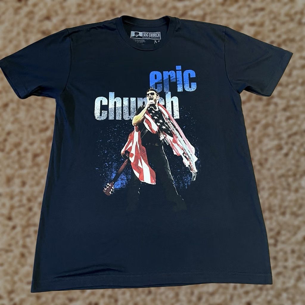 Doublet Eric Church Tour Shirt Mens Adult Medium Black 90s USA Double Down Concert T-Shirt Size US M / EU 48-50 / 2 - 1 Thumbnail