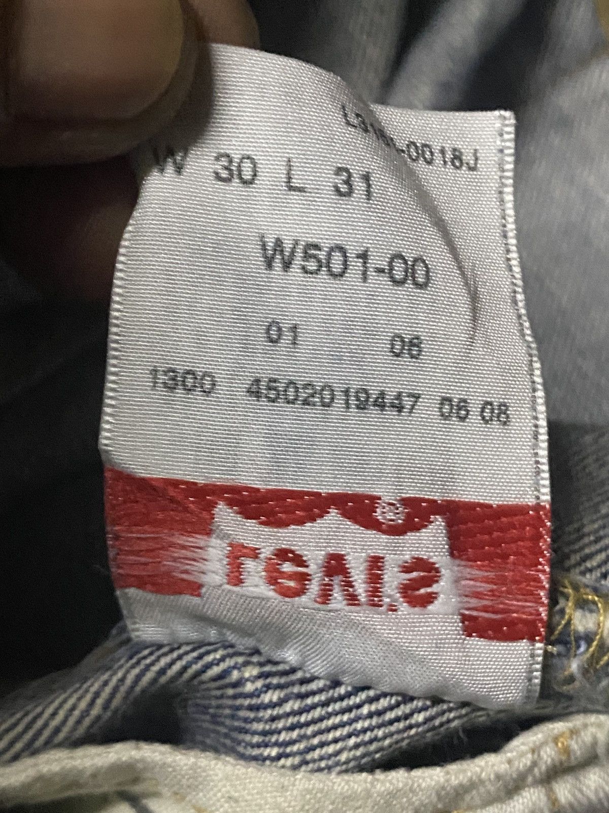 Levi's Vintage Levis 501 Bleached Distressed Jeans Size US 30 / EU 46 - 18 Thumbnail