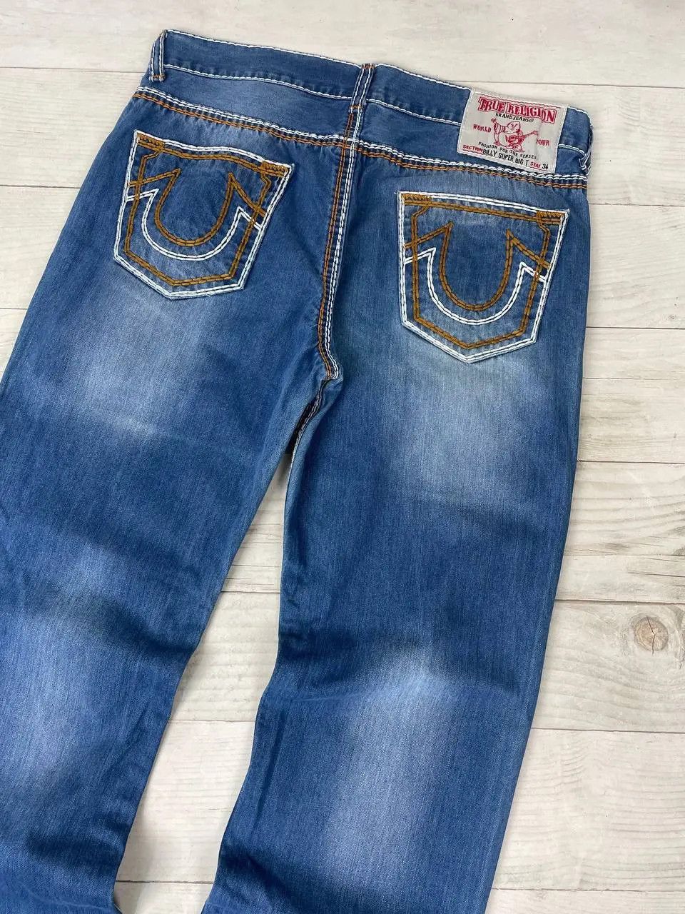 True Religion Vintage True Religion Billy Super Big T Baggy Denim Jeans Size US 40 / EU 56 - 11 Thumbnail