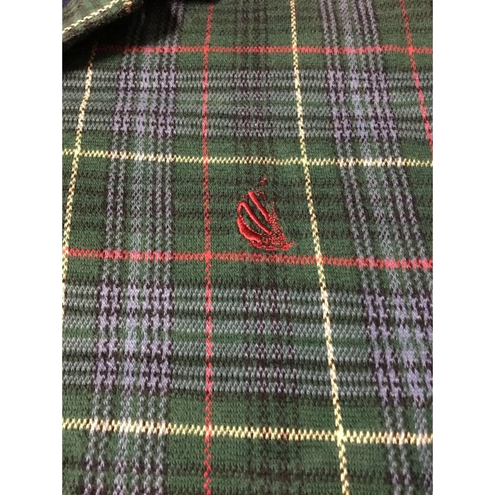 Nautica VINTAGE Nautica Plaid Polo Shirt XL Blue 90s 80s Sports USA Button-Front Size US XL / EU 56 / 4 - 2 Thumbnail