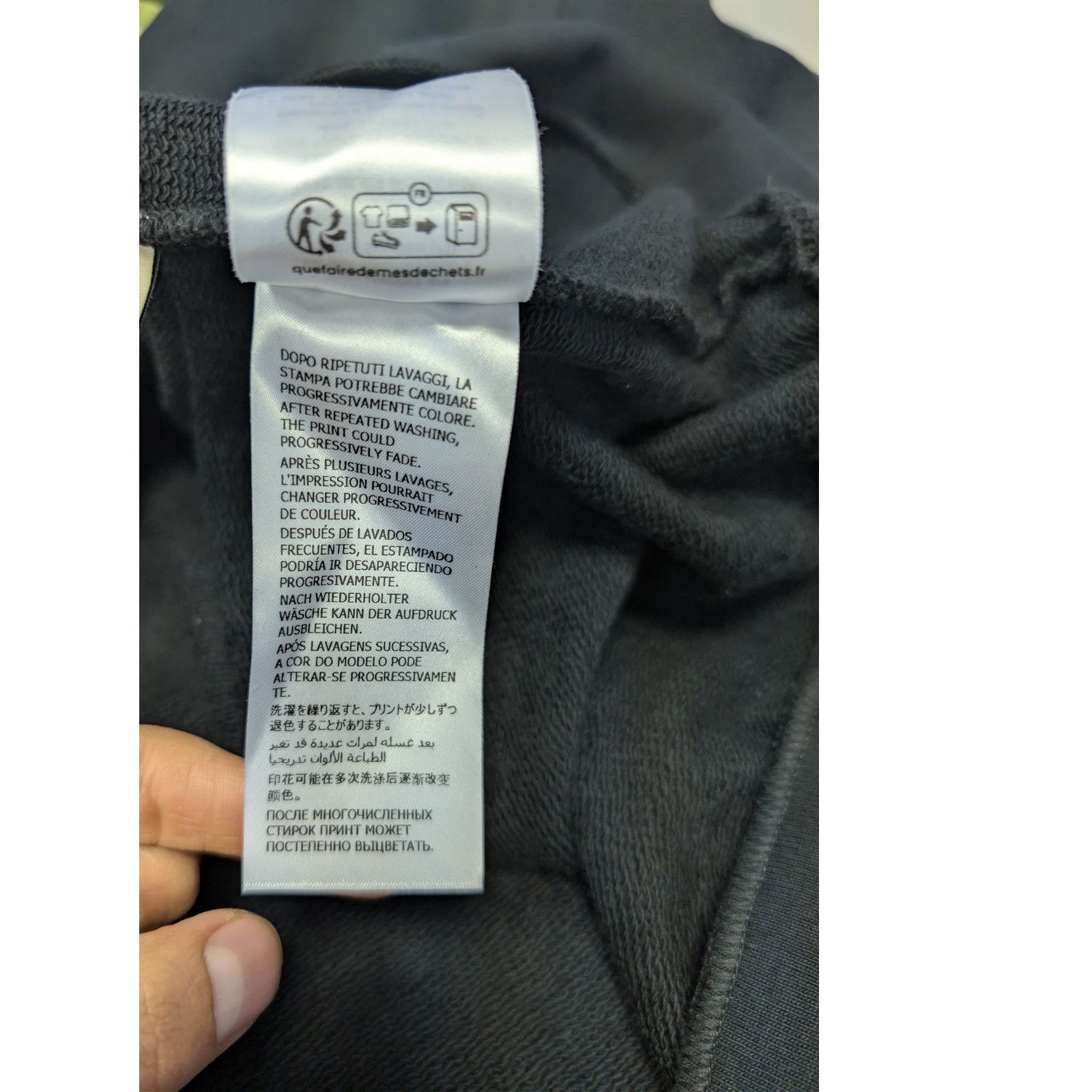 Gucci o1rshd1 Light Felted Cotton Jersey Hooded Sweatshirt Black Size US L / EU 52-54 / 3 - 21 Thumbnail