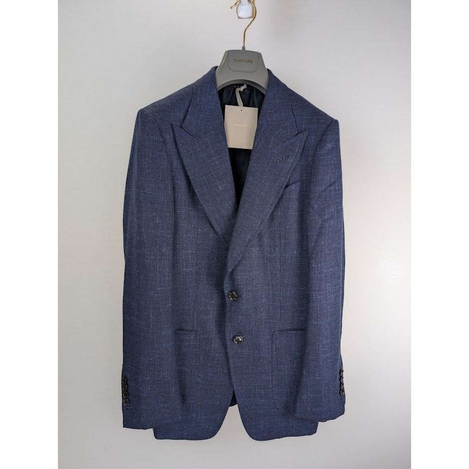 Tom Ford o1rshd1 Blazer Jacket in Blue Size US S / EU 44-46 / 1 - 2 Thumbnail