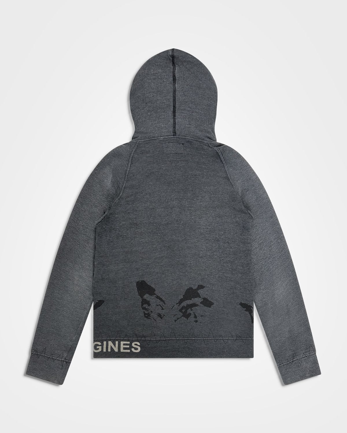 Michiko Koshino Michiko Koshino, Yen Jeans Splatter Mark Distressed Hoodie Size US L / EU 52-54 / 3 - 2 Thumbnail
