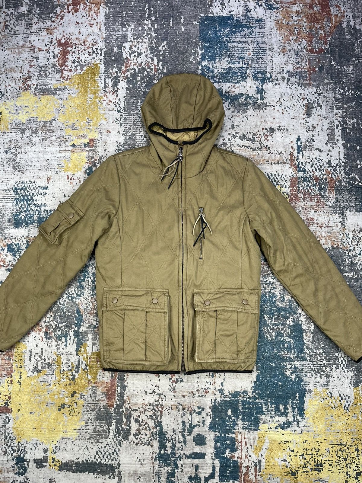 Japanese Brand How’s T.T.U Off And On Reversible Diamond Quilted Jackets Size S / US 4 / IT 40 - 1 Thumbnail