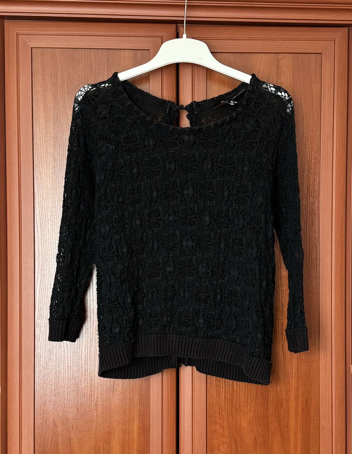 Isabel Marant × Isabel Marant Etoile × Vintage Isabel Marant 1 black mesh knitwear sweater long sleeve Size S / US 4 / IT 40 - 14 Thumbnail