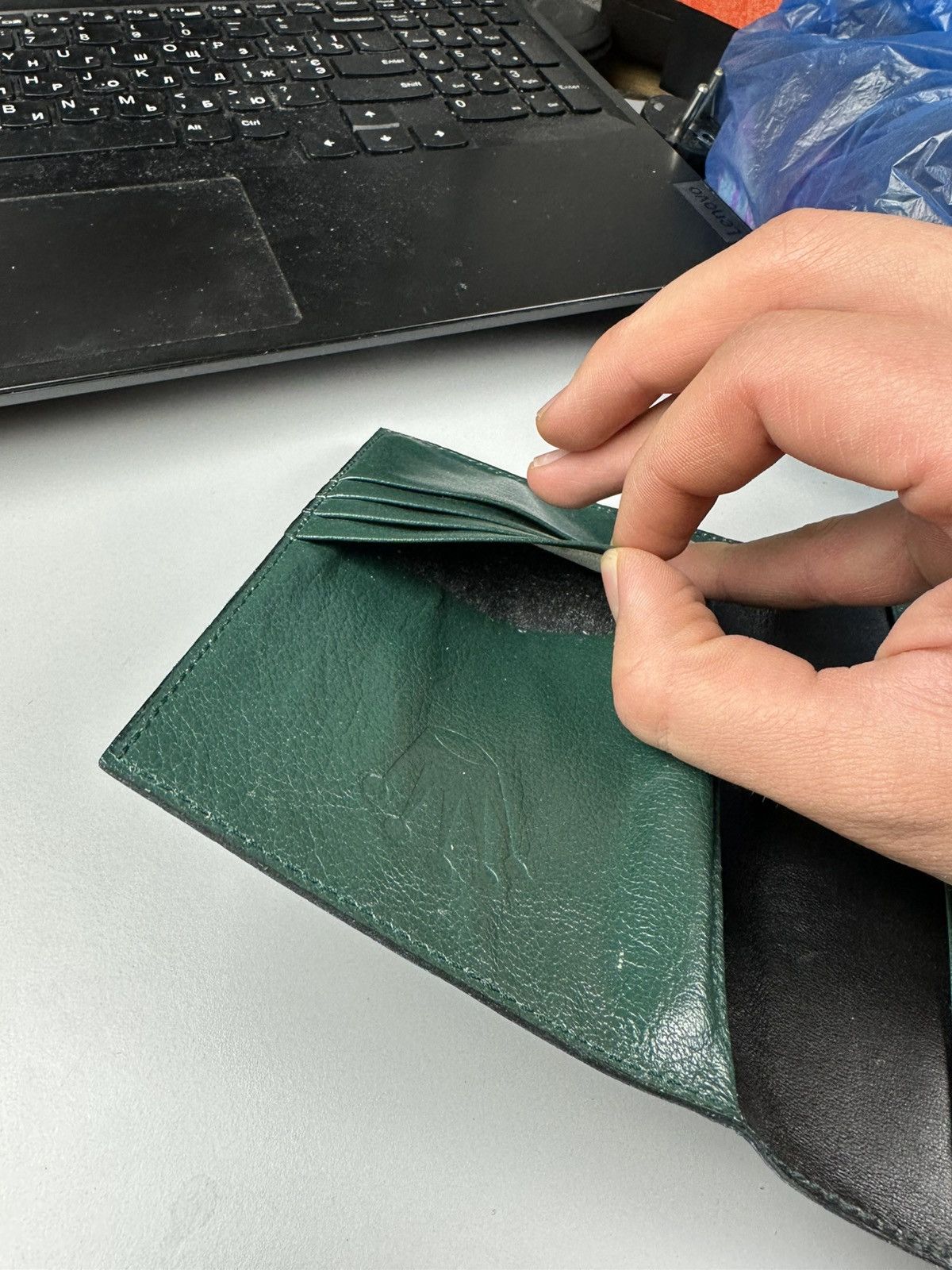 Rolex Rolex Green Leather Document Holder Size ONE SIZE - 7 Thumbnail