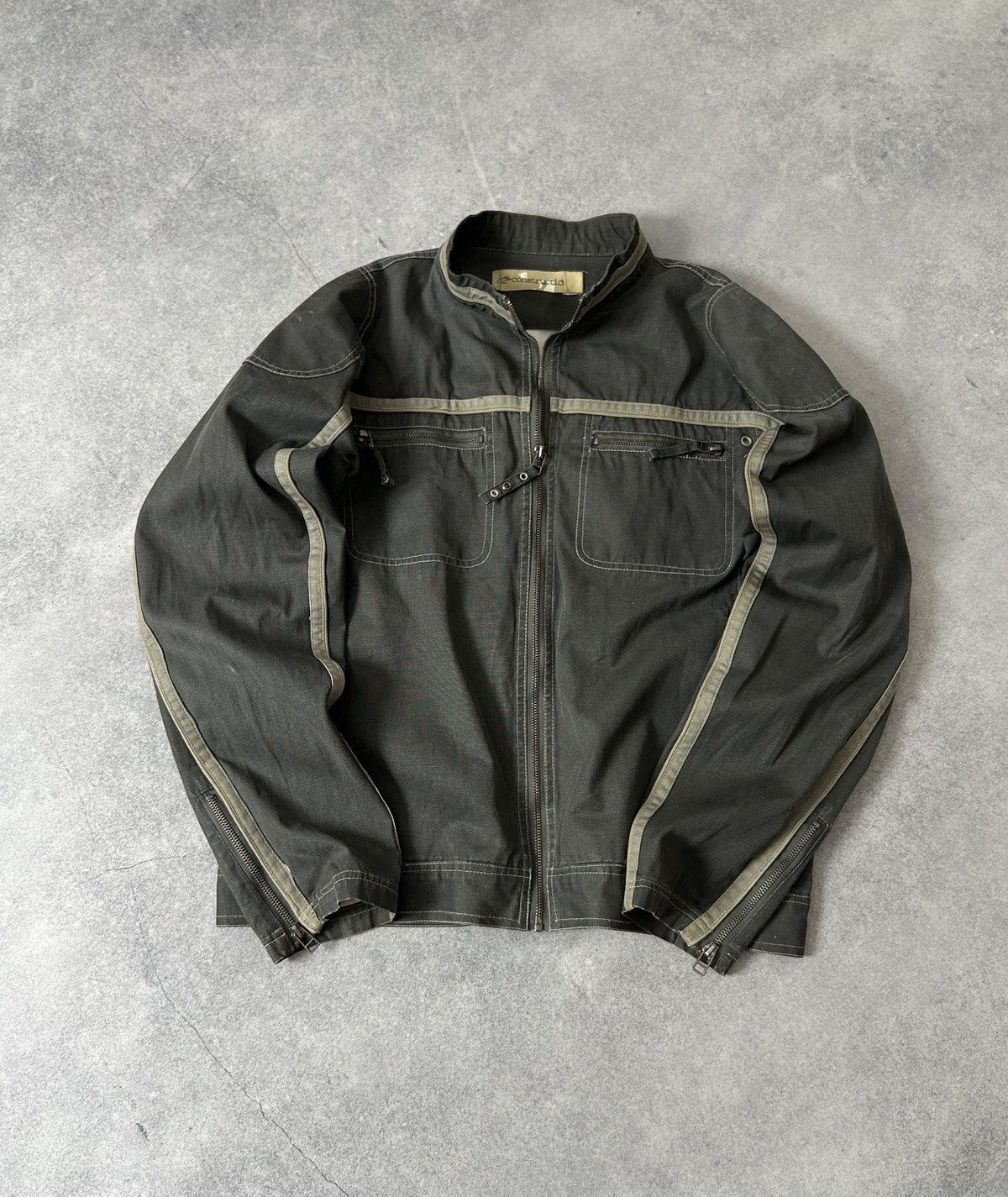 Japanese Brand Vintage D2 biker jacket mens y2k size L Size US L / EU 52-54 / 3 - 1 Thumbnail