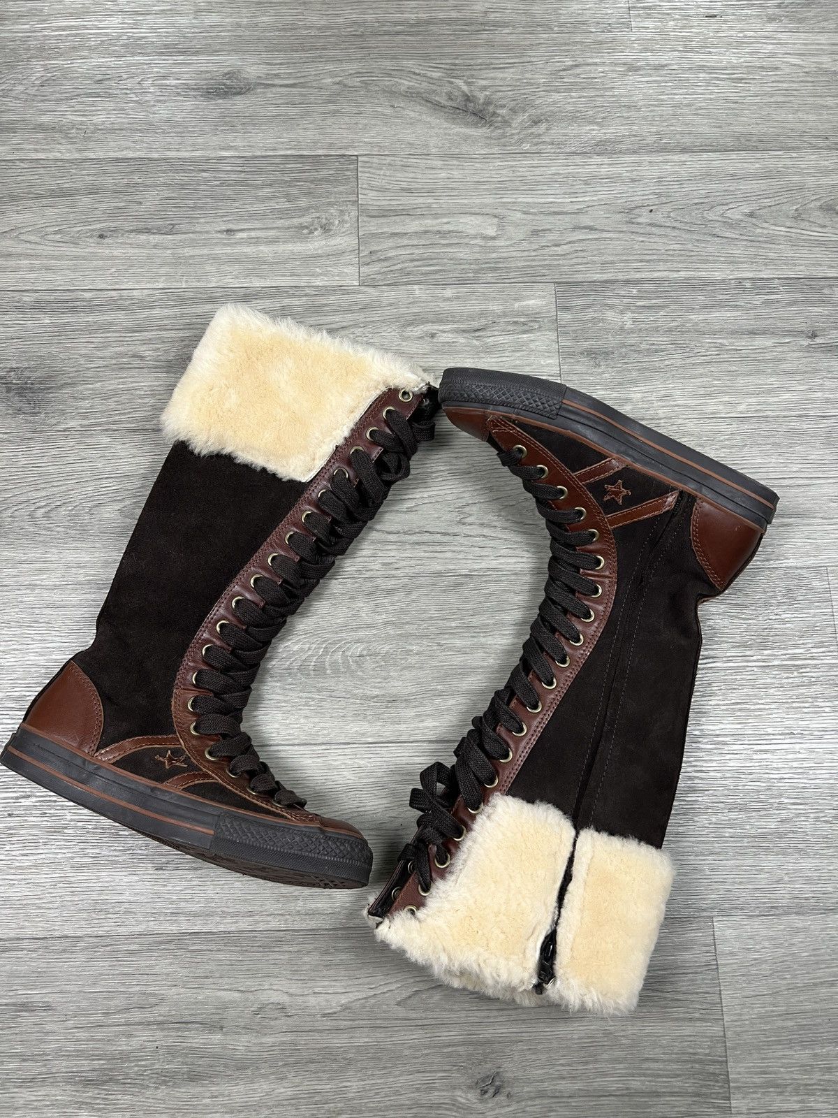 Converse Converse 2006 Star 70 Suede Leather Knee High Sneaker Boot Size US 8 / IT 38 - 4 Thumbnail