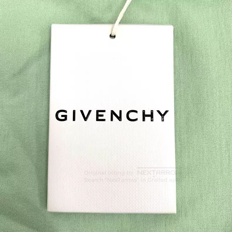 Givenchy Givenchy Green Logo Print Mesh Underlay Hooded Long Sleeve Size US XS / EU 42 / 0 - 6 Thumbnail