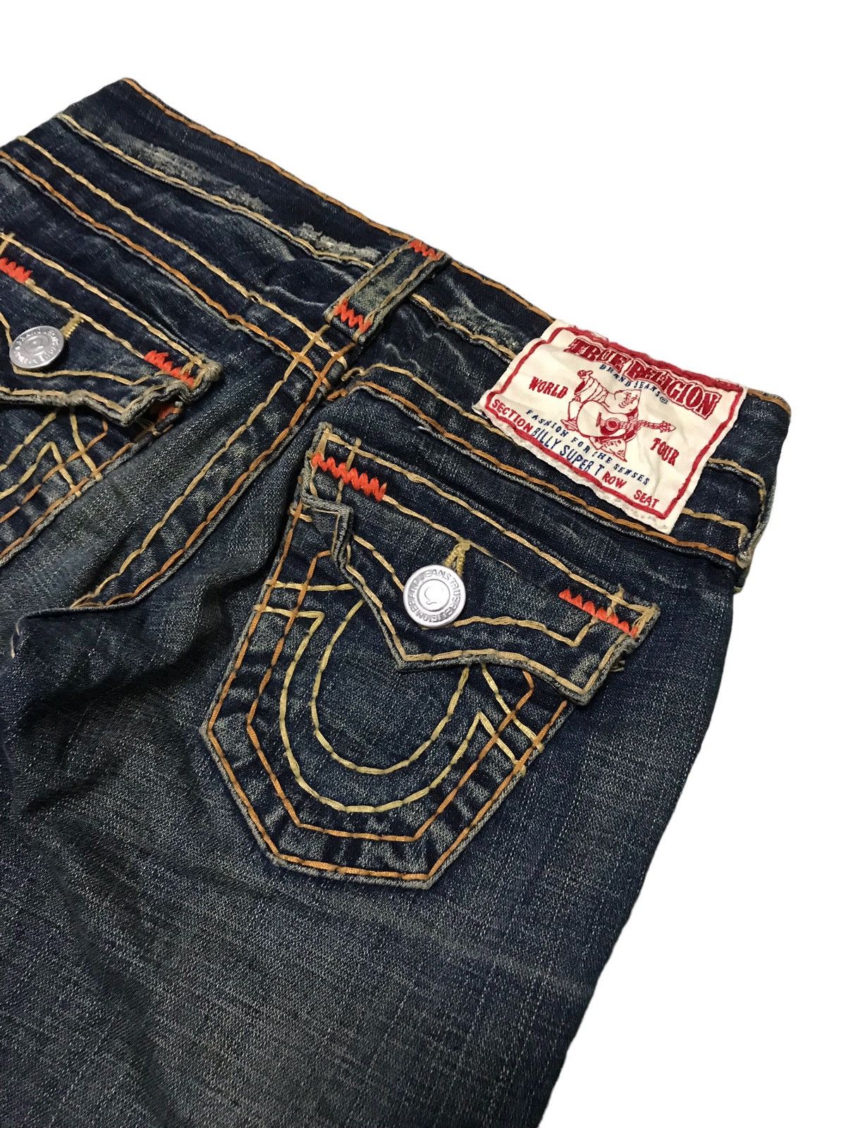 True Religion Vintage True Religion Billy Super T Denim Jeans Size US 28 / EU 44 - 10 Thumbnail