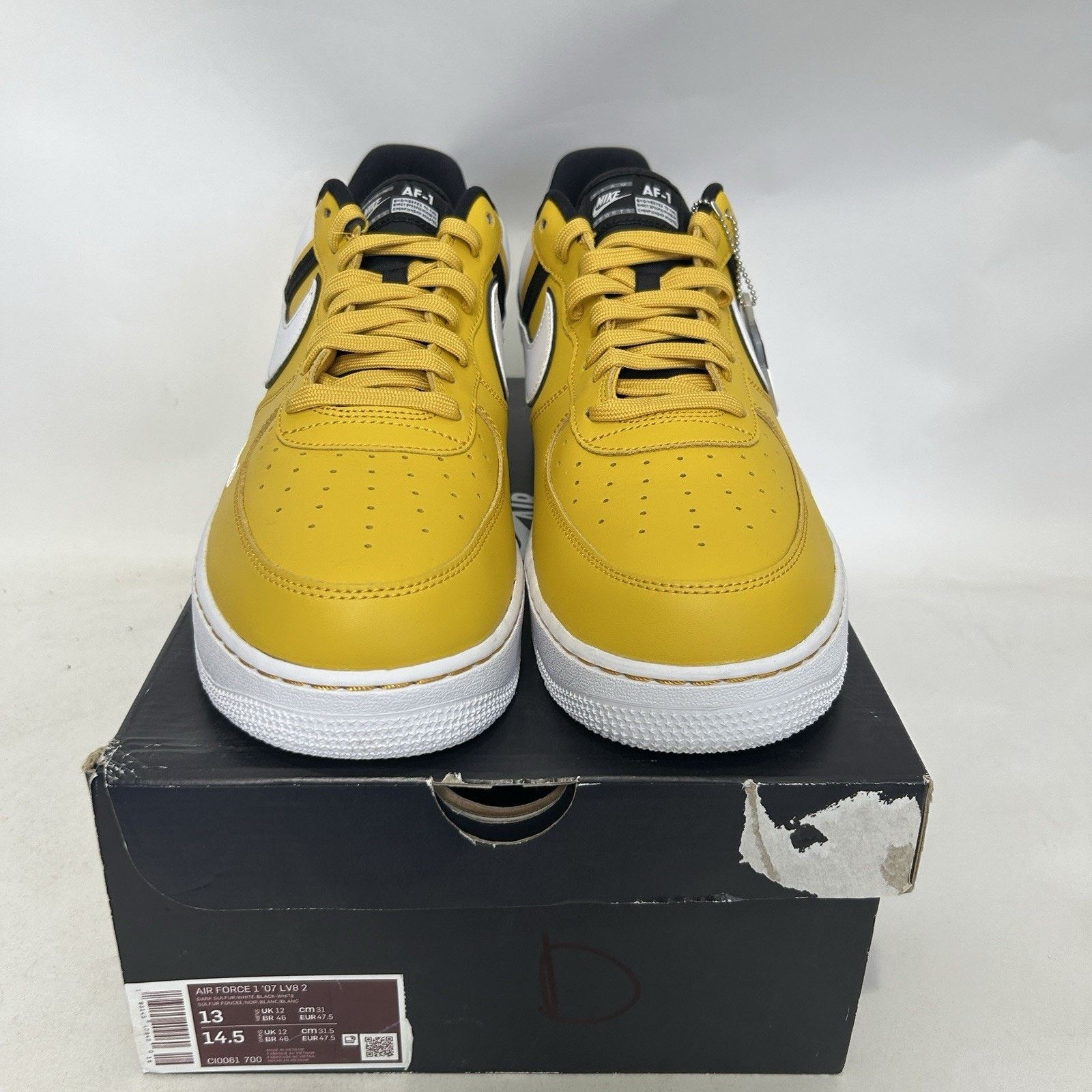 Nike Nike Air Force 1 Low '07 LV8 “Dark Sulfur” CI0061-700 Size US 13 / EU 46 - 2 Thumbnail