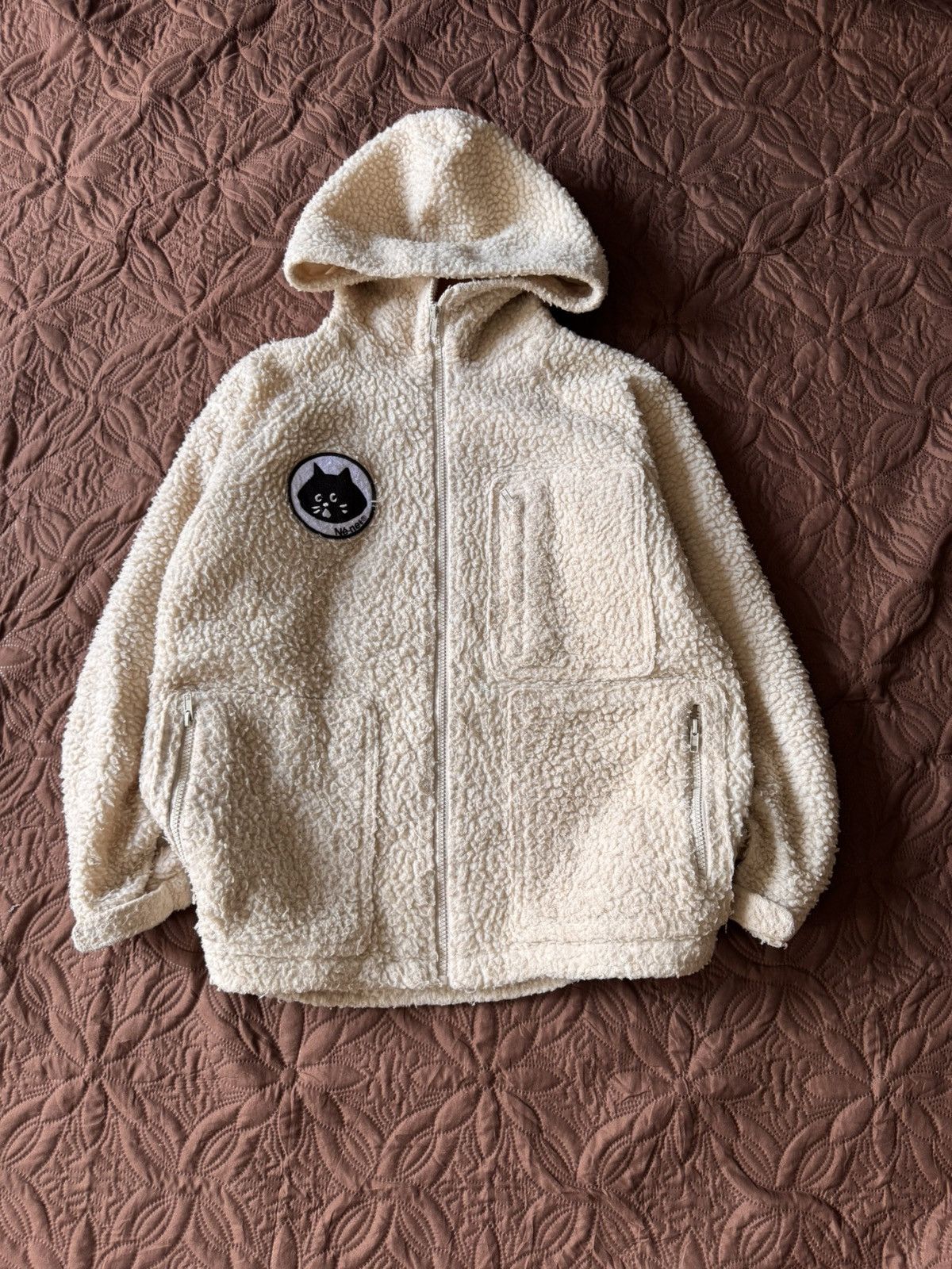 Issey Miyake Vintage ne net sherpa fleece zipper Size US M / EU 48-50 / 2 - 1 Thumbnail
