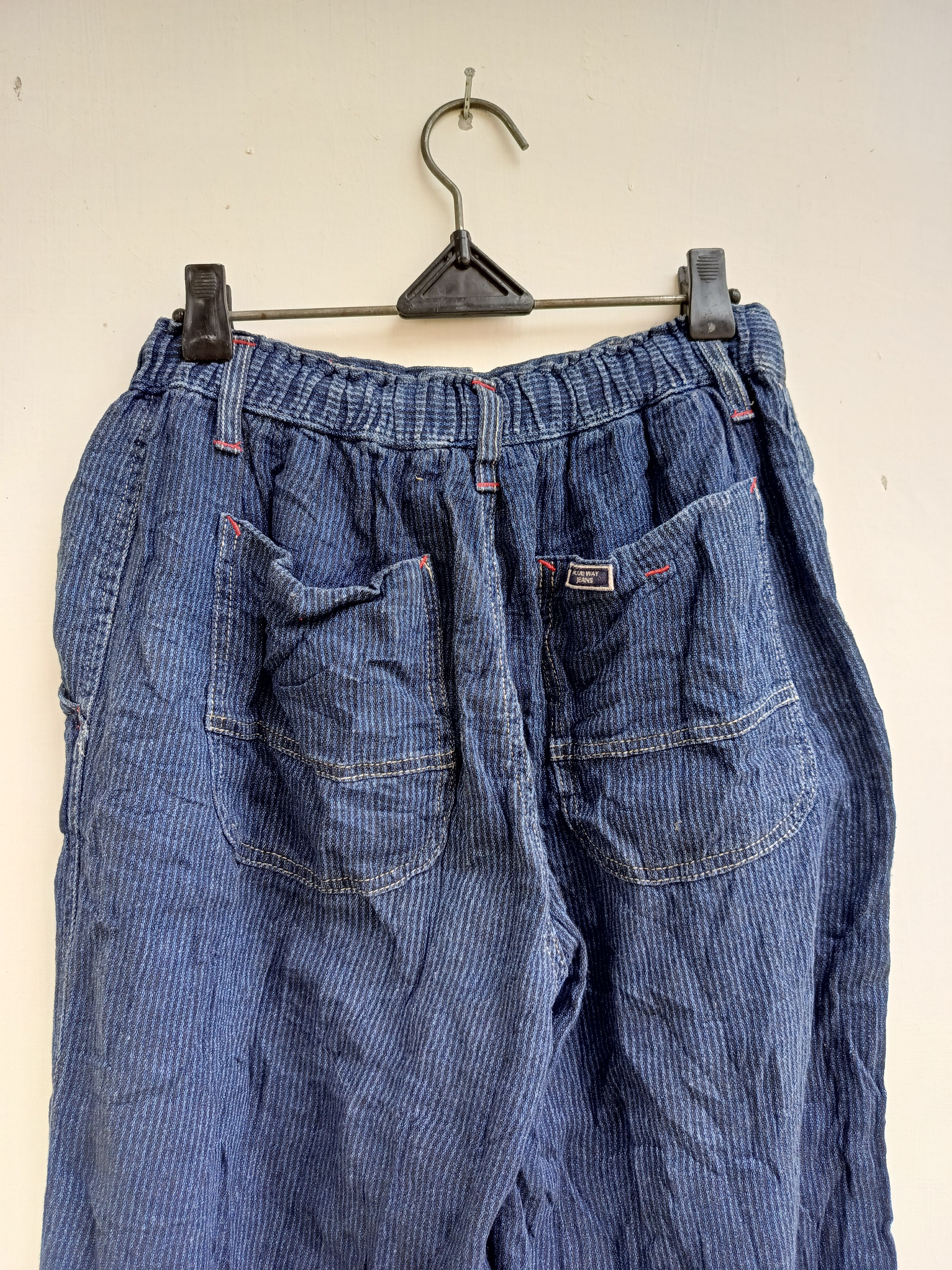 Japanese Brand Blue way jeans long pants Size US 32 / EU 48 - 6 Thumbnail