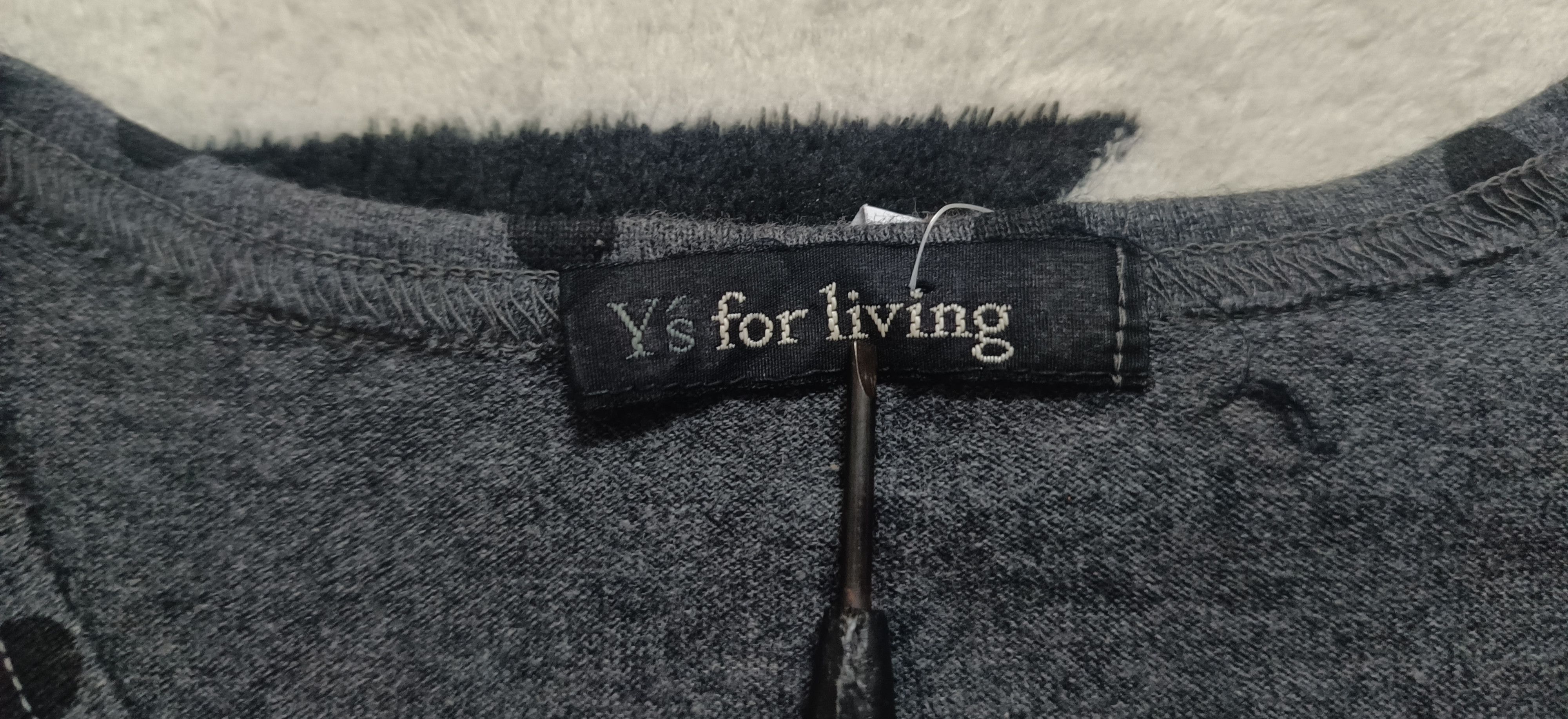 Japanese Brand 🔥🔥 Rare Vintage Yohji Yamamoto Y's Polka Dot L/S Tee Size M / US 6-8 / IT 42-44 - 3 Thumbnail