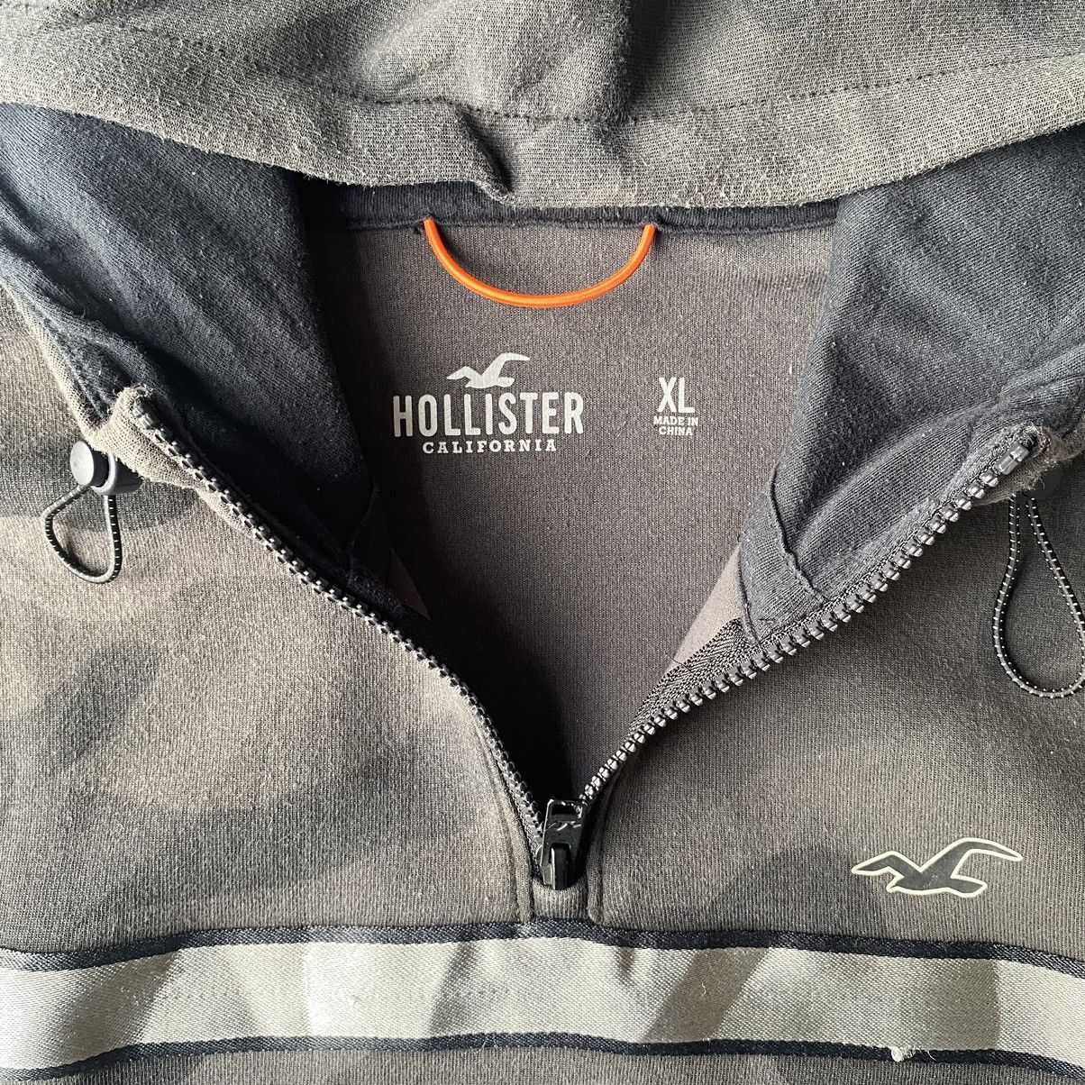 Hollister × Japanese Brand Hollister California Camo Reflective Stripe Half Zip Hoodie Size US XL / EU 56 / 4 - 7 Thumbnail
