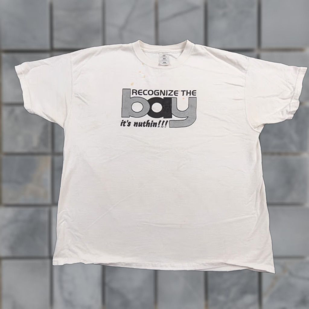 Area VINTAGE BigMouth Clothing Hip Hop T-Shirt Men 2XL White Short Sleeve Jersey Graphic Print Size US XXL / EU 58 / 5 - 1 Thumbnail
