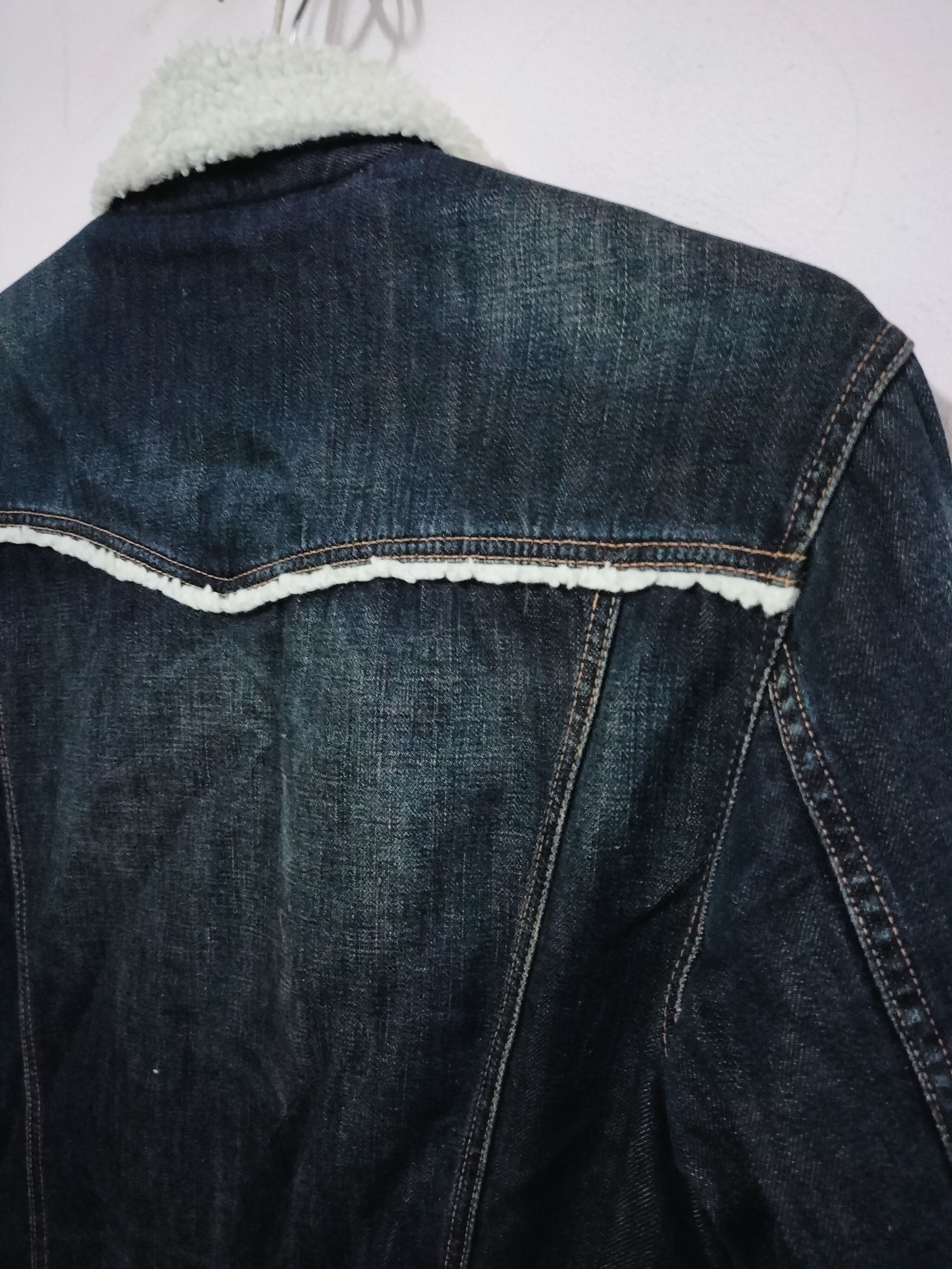 Edwin Vintage Edwin Sherpa Autumn Denim Jacket Cowboy Size US L / EU 52-54 / 3 - 11 Thumbnail