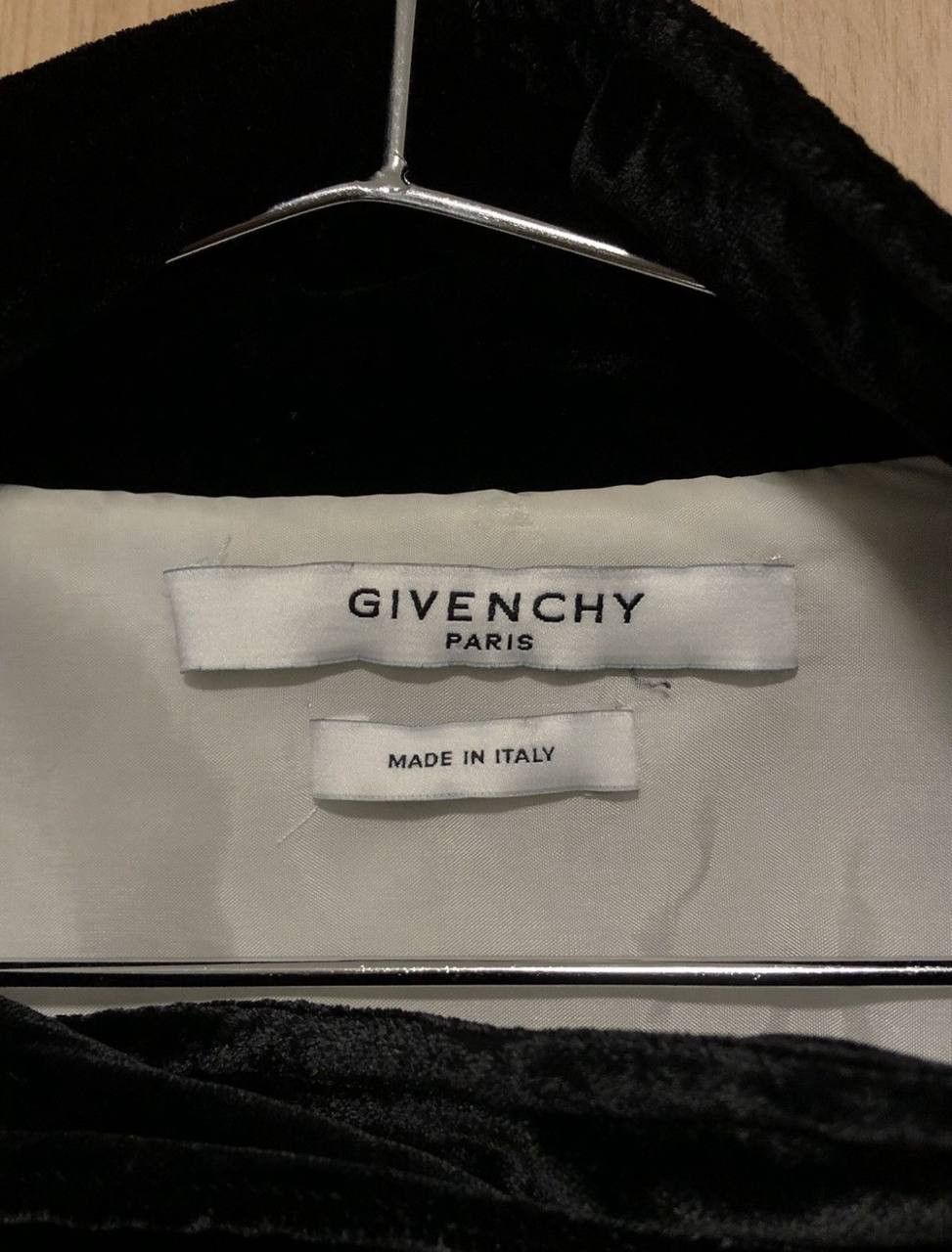 Givenchy Givenchy Velur Zip Up Jacket Black Archive Clothing Size L / US 10 / IT 46 - 5 Thumbnail